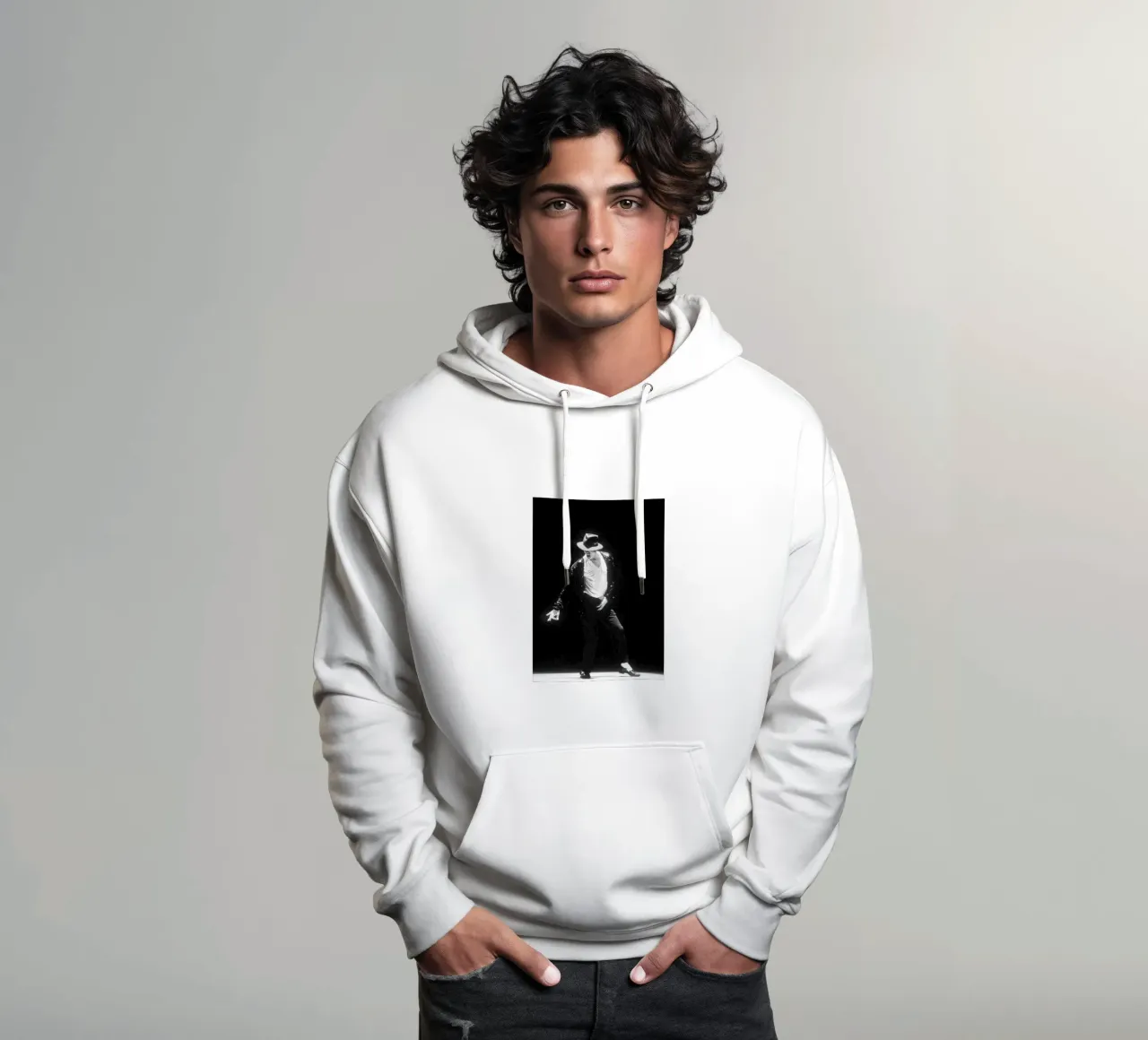 Ballo iconico Michael Jackson felpa con cappuccio da wernoka