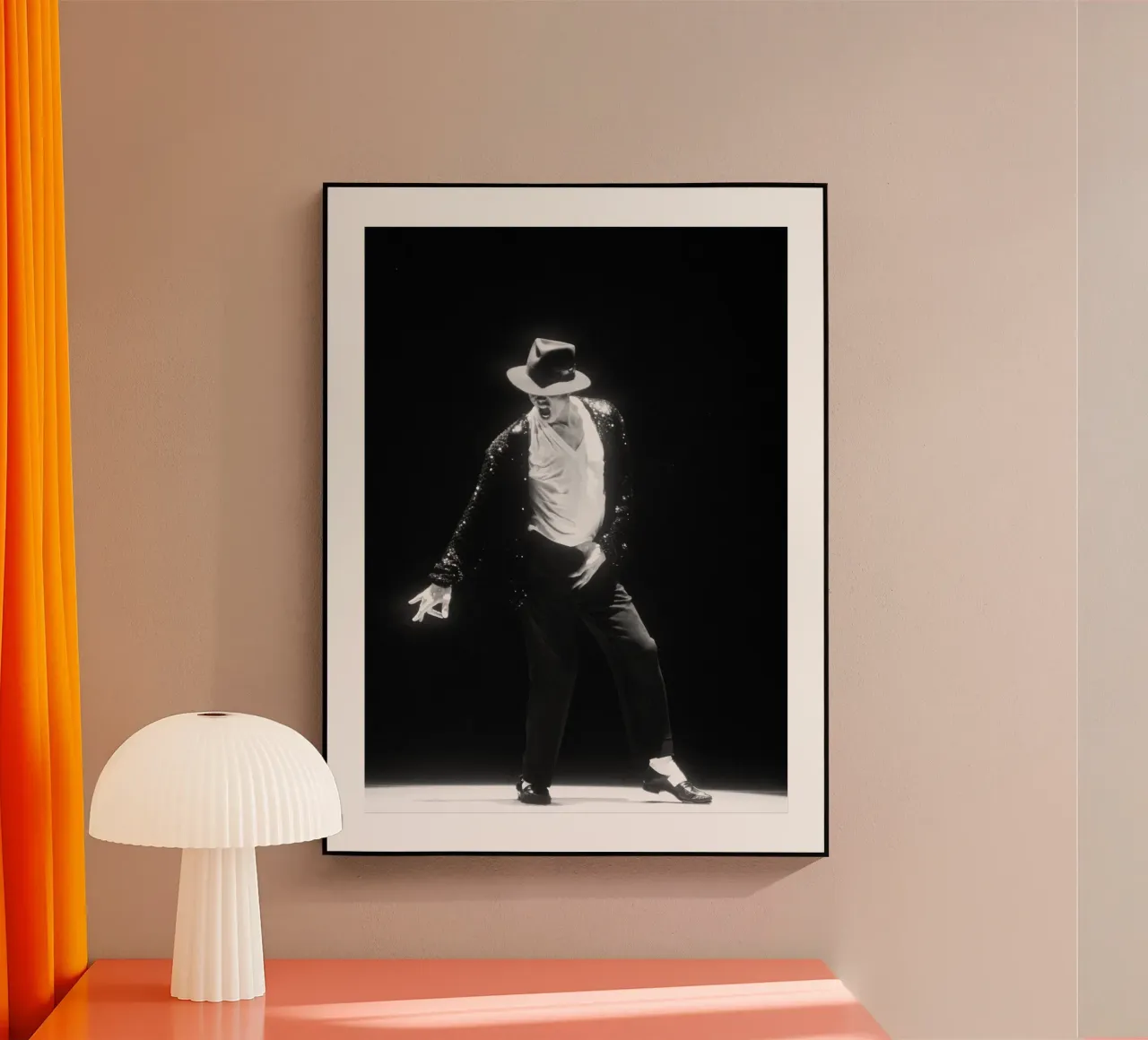 Ballo iconico Michael Jackson plexiglass da wernoka