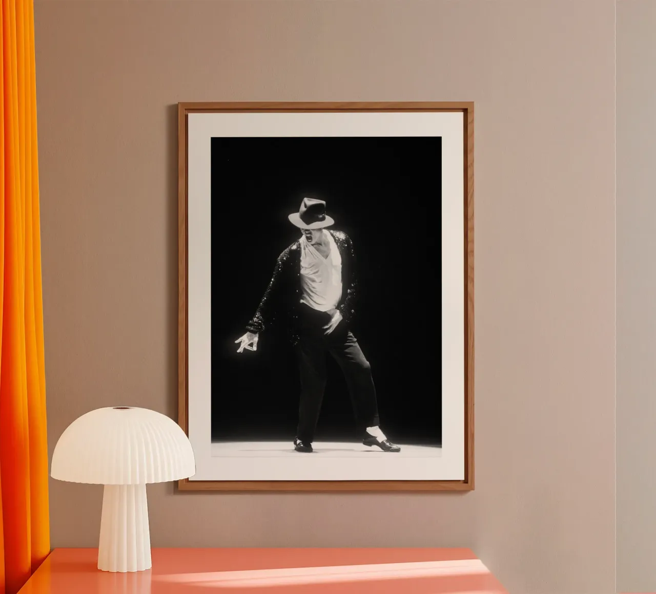 Ballo iconico Michael Jackson alluminio dibond da wernoka