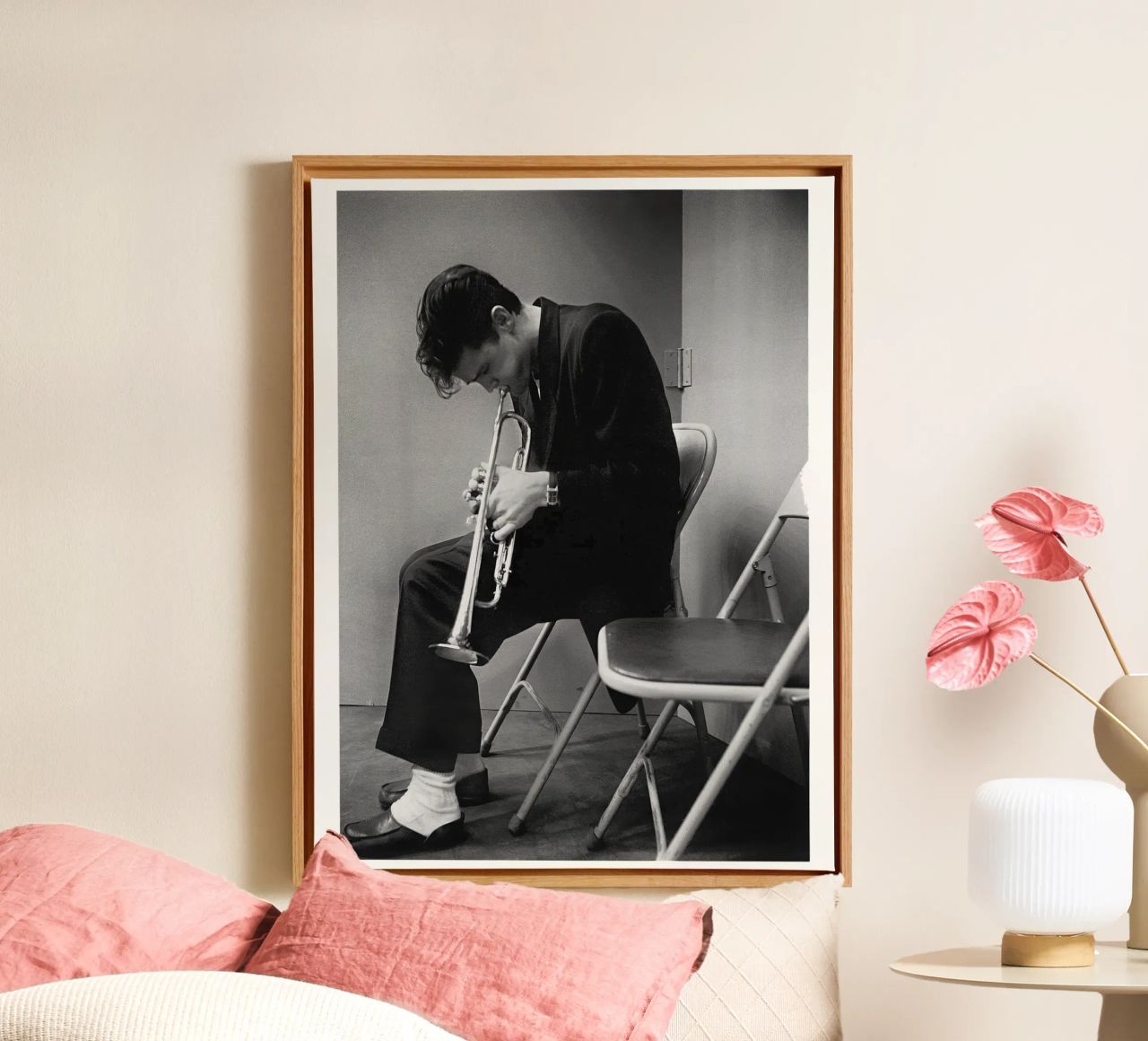 der sänger chet baker songs Leinwand von callep