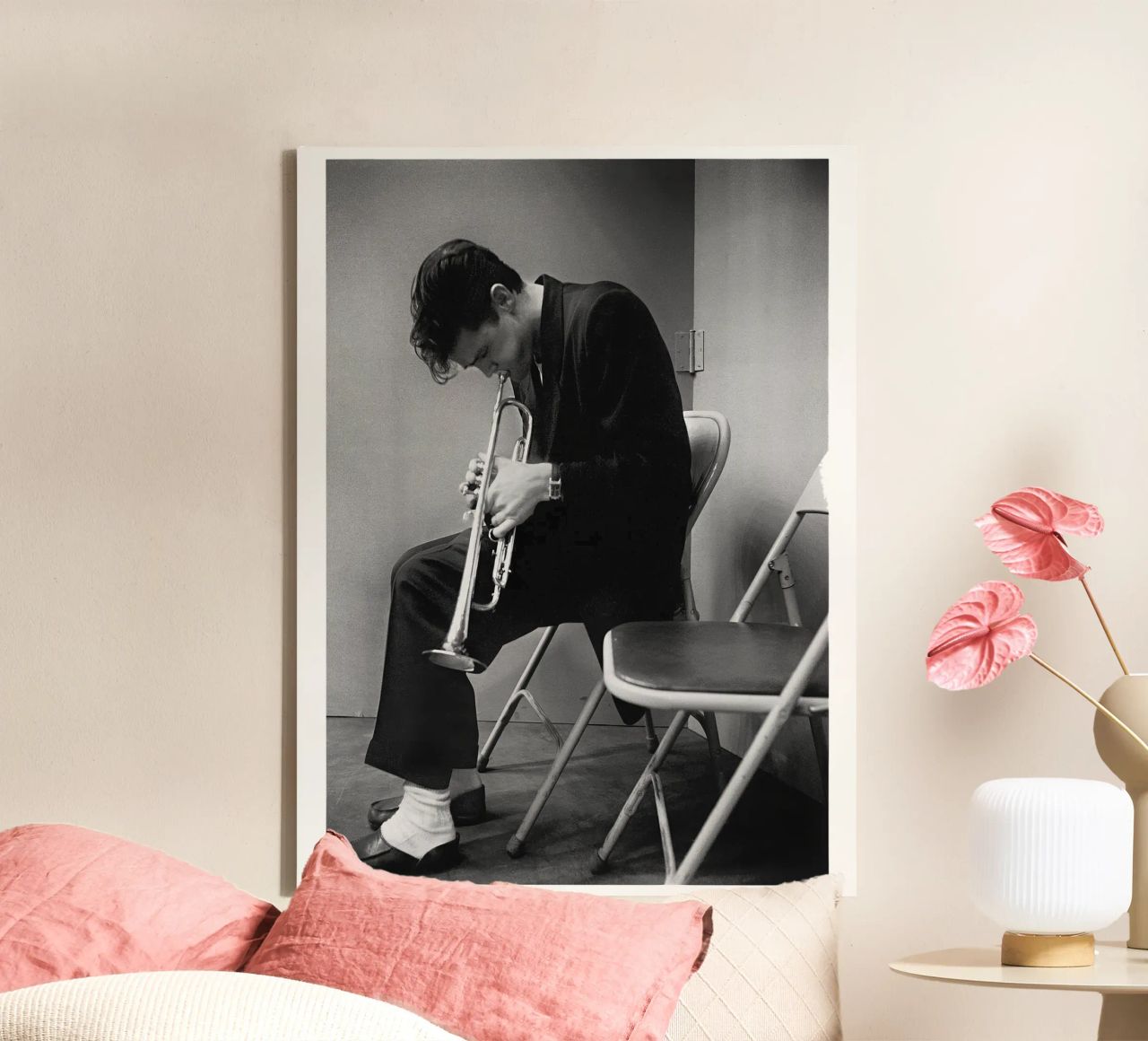 der sänger chet baker songs Leinwand von callep