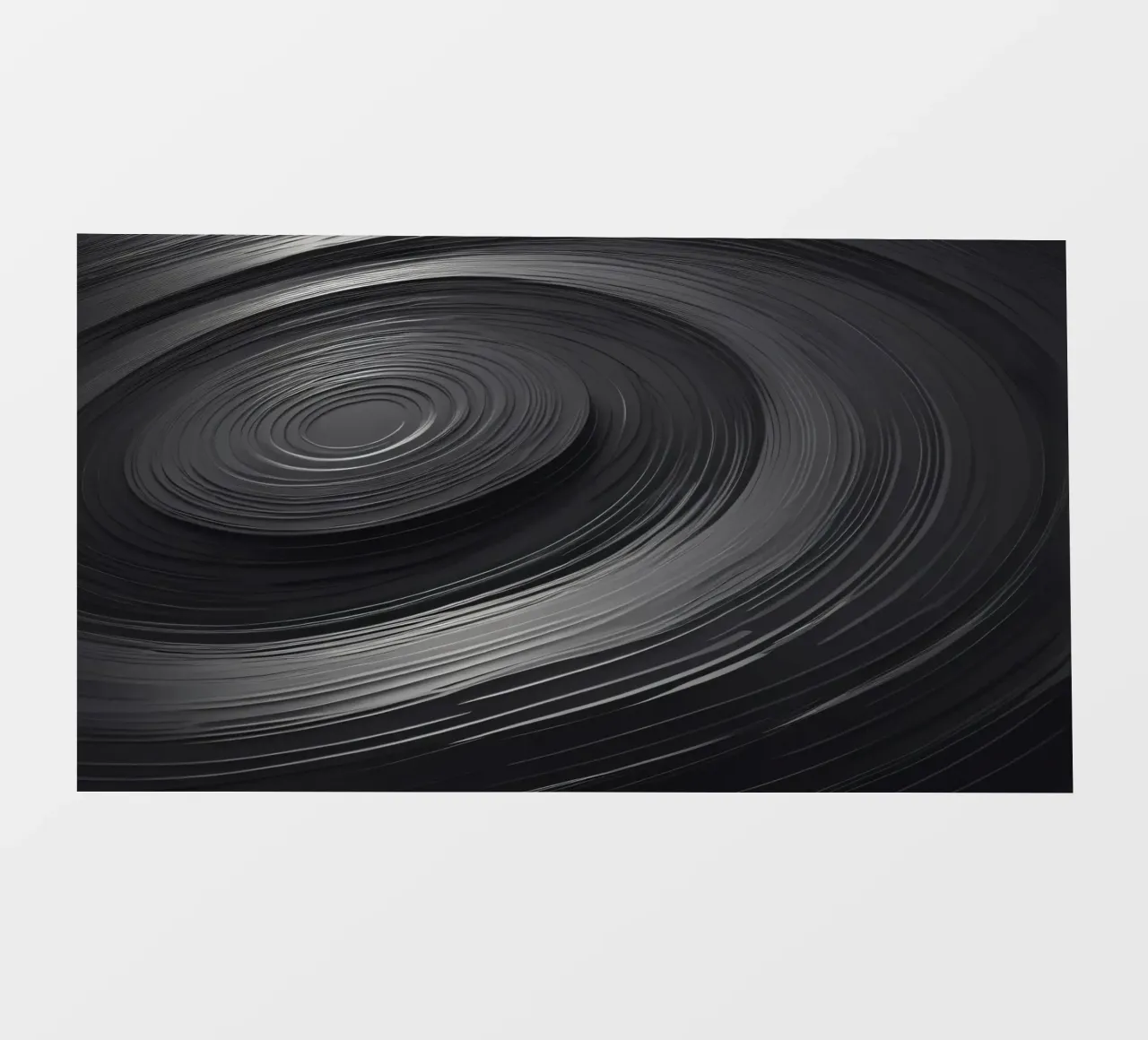Swirling black abstract background with smooth lines backlit film by DesignDoodle