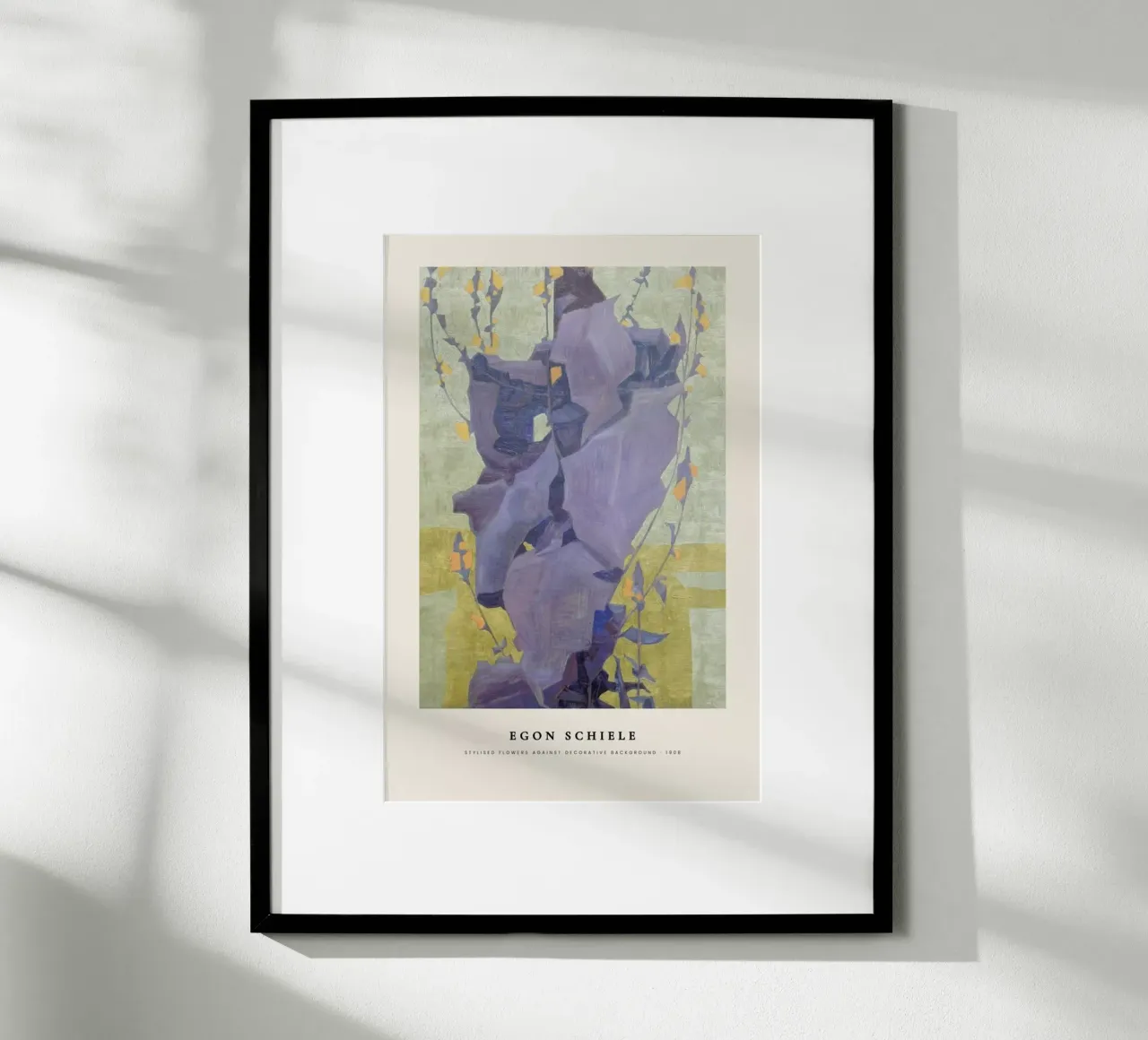 Schiele - Stylised Flowers carta hahnemühle da Vintage by JUNIQE