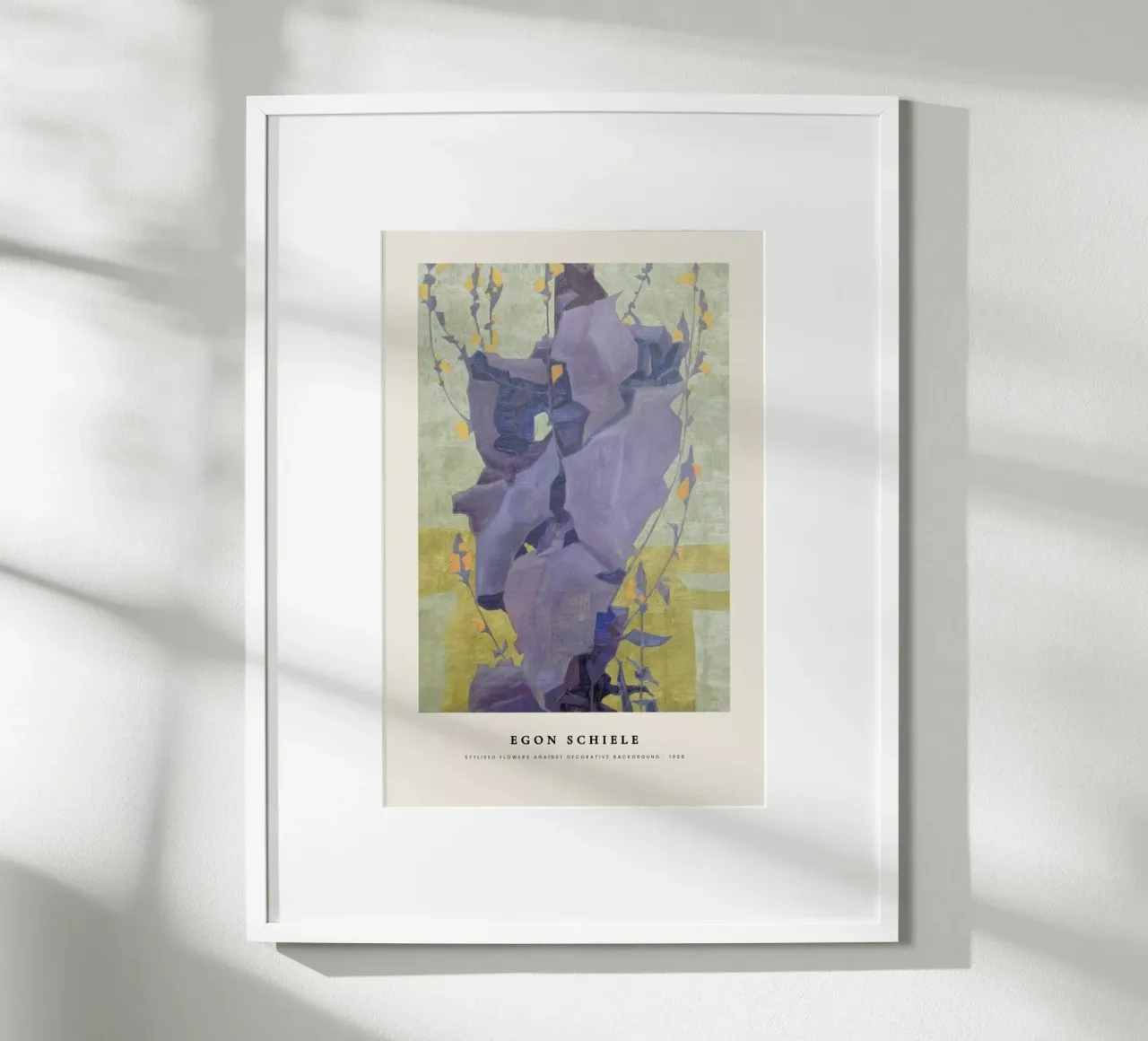 Schiele - Stylised Flowers carta hahnemühle da Vintage by JUNIQE