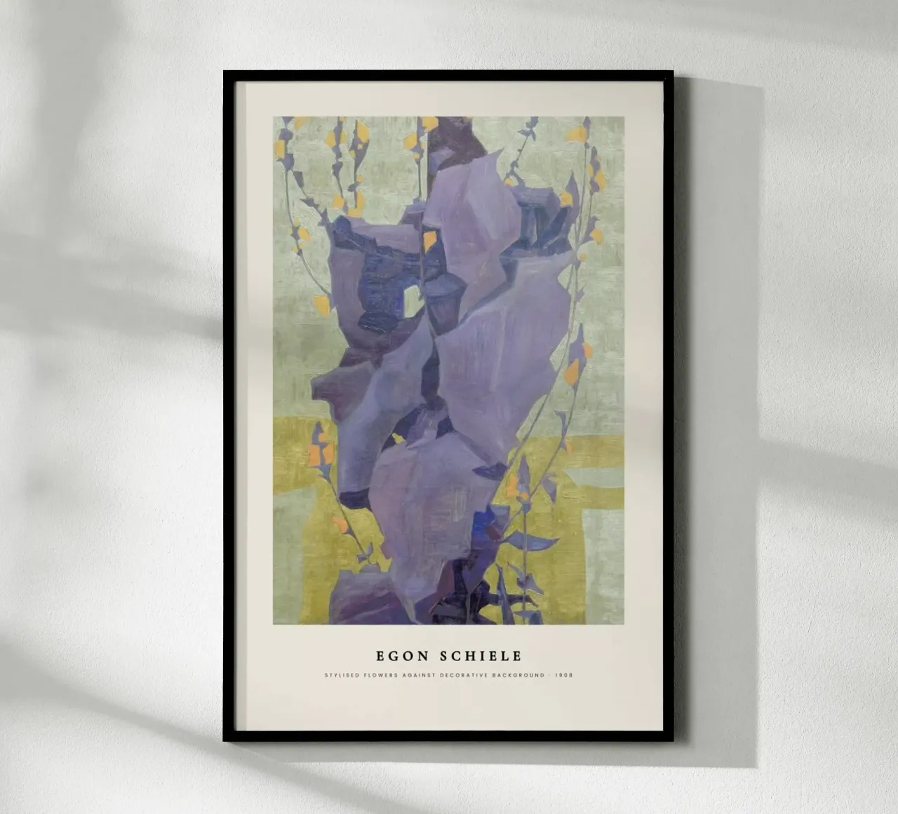 Schiele - Stylised Flowers carta hahnemühle da Vintage by JUNIQE