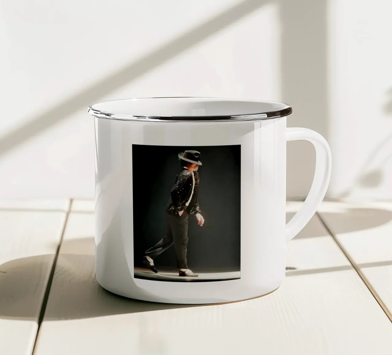 Miglior stile di ballo Michael Jackson tazza in smalto da wernoka