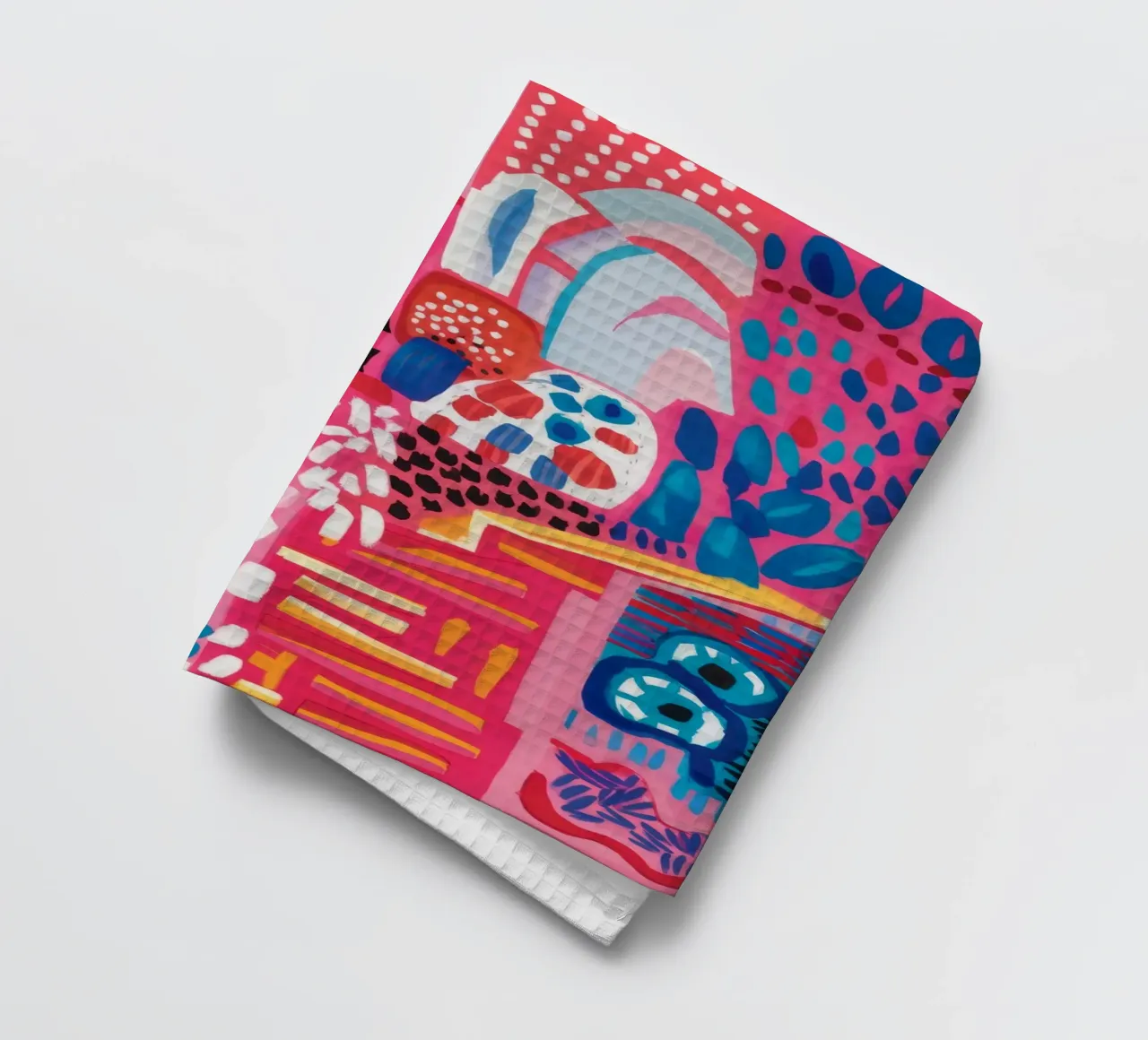 Jungle Story Mosaic tea towel by Zep Layers