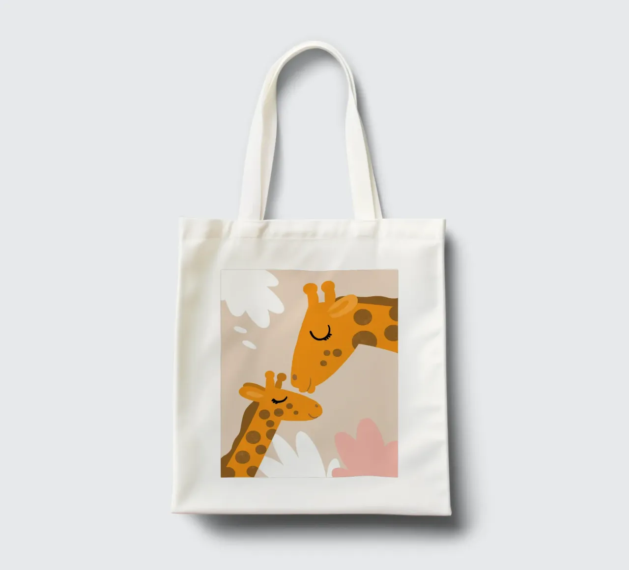 Amore per la giraffa 1 borsa in juta da Julia Reyelt