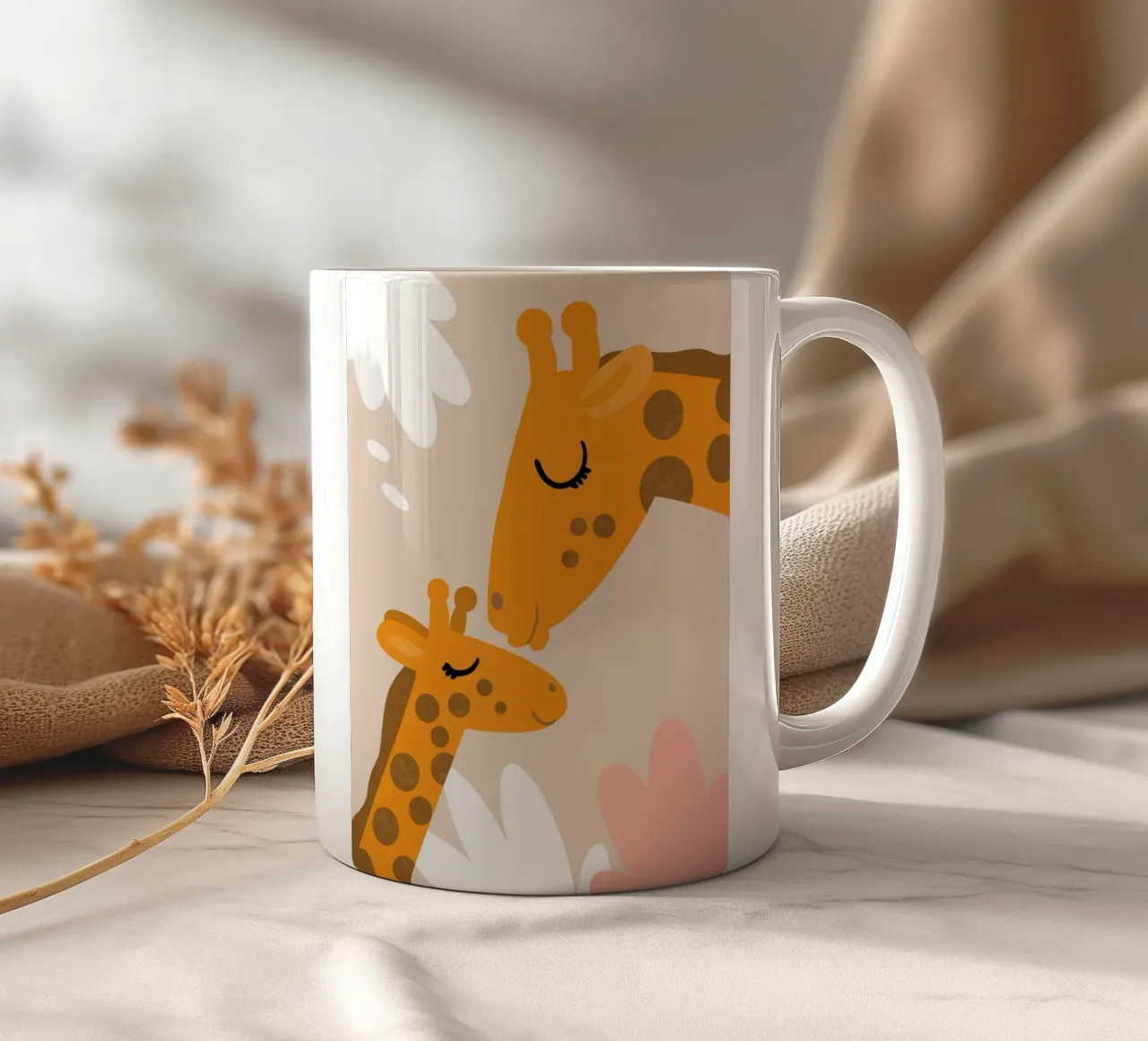 Amore per la giraffa 1 tazza in ceramica da Julia Reyelt