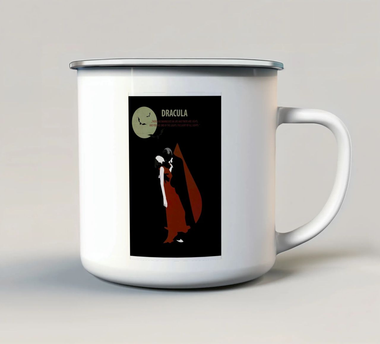 Dracula tazza in smalto da Fräulein Fisher