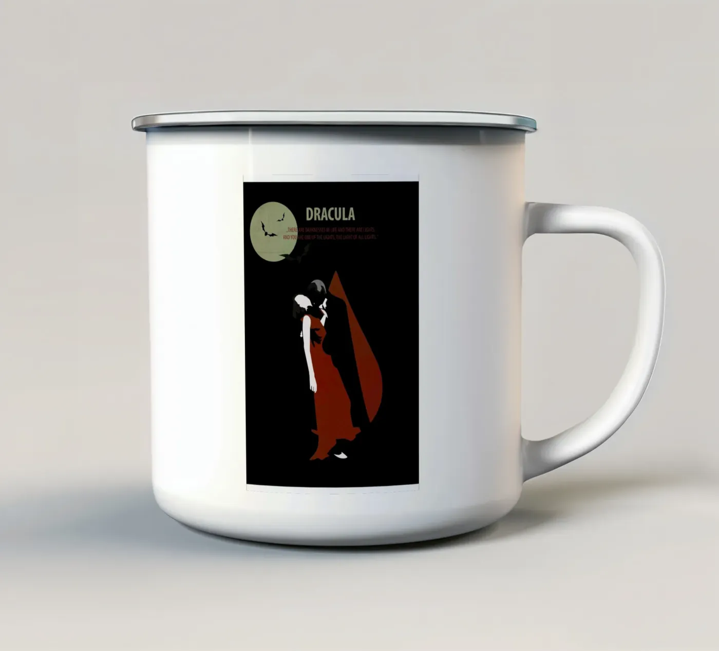 Dracula enamel mug by Fräulein Fisher