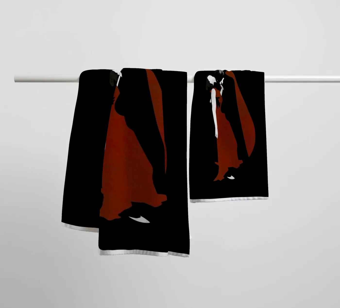 Dracula towel by Fräulein Fisher