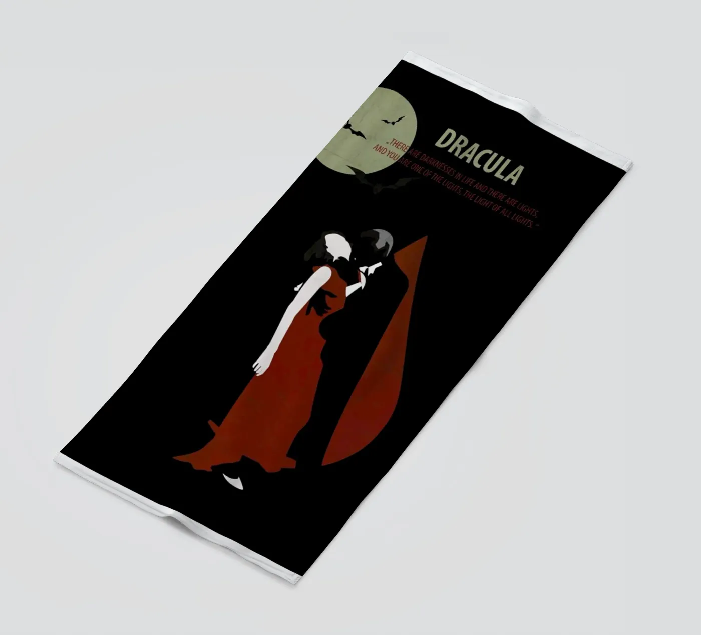 Dracula beach towel by Fräulein Fisher
