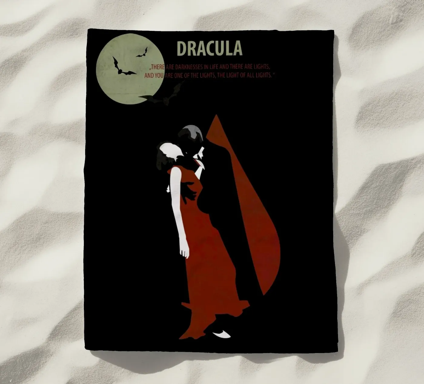 Dracula Strandtuch von Fräulein Fisher