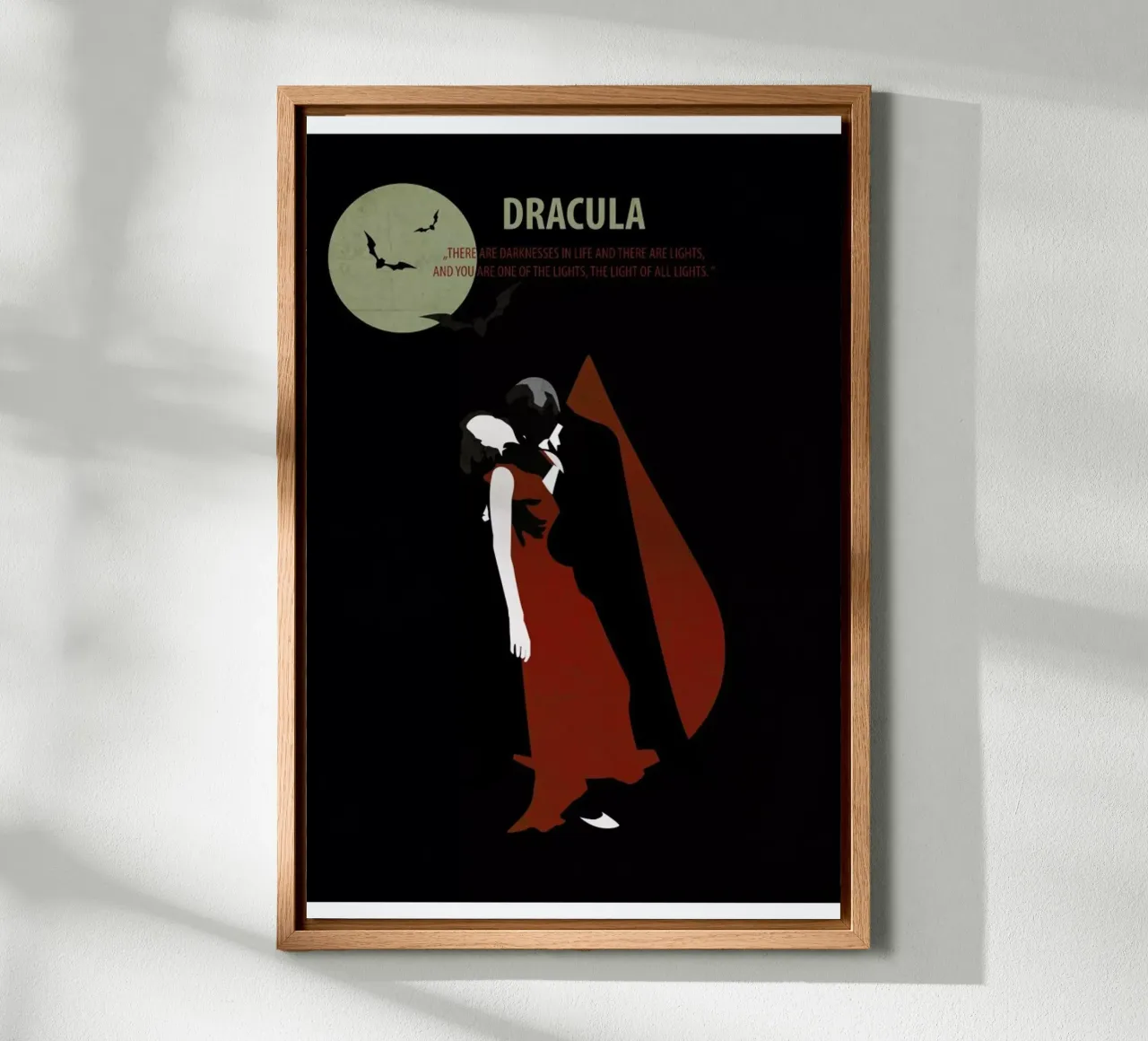 Dracula tela con Cornice a cassetta da Fräulein Fisher