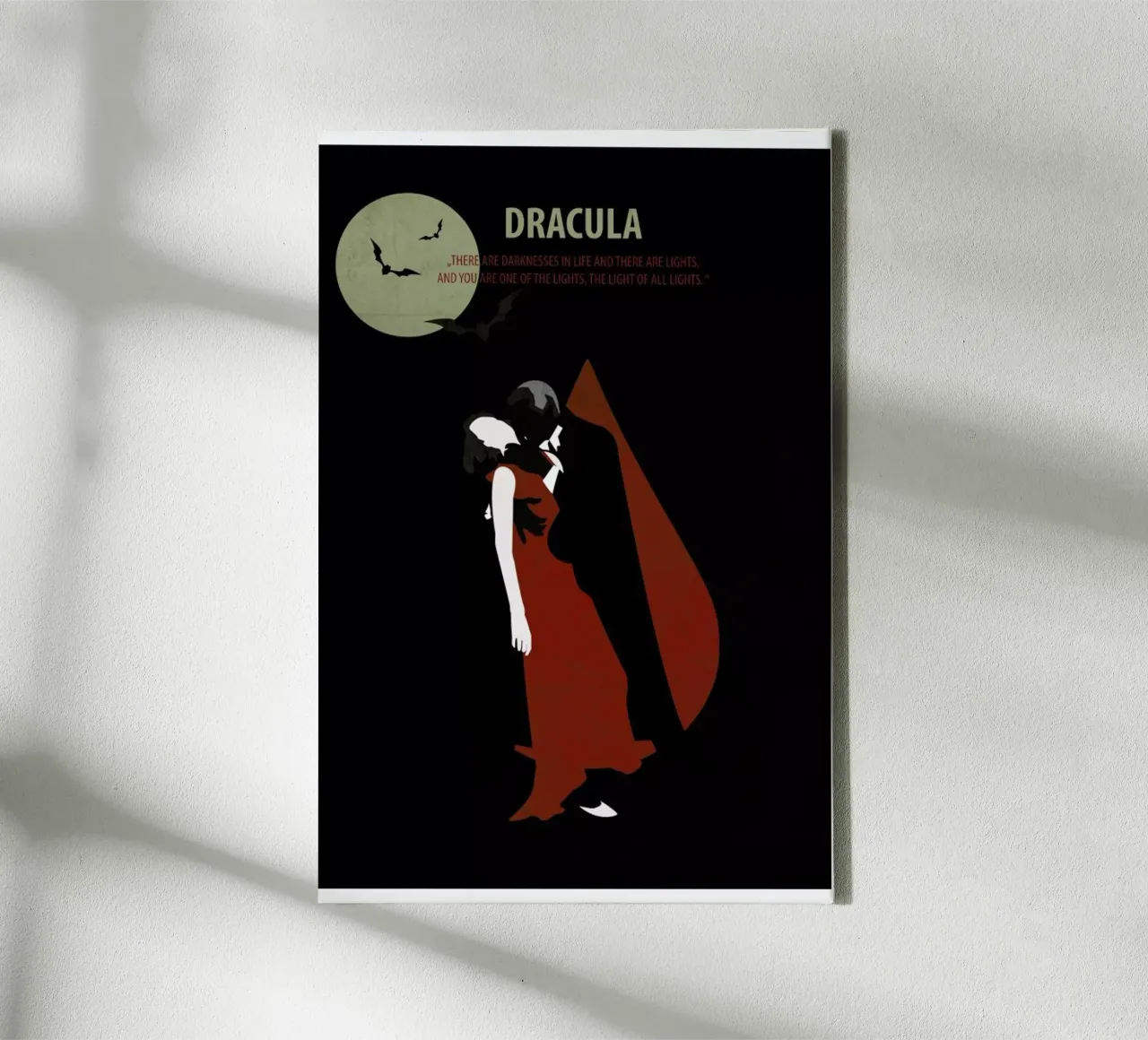 Dracula tela con Cornice a cassetta da Fräulein Fisher