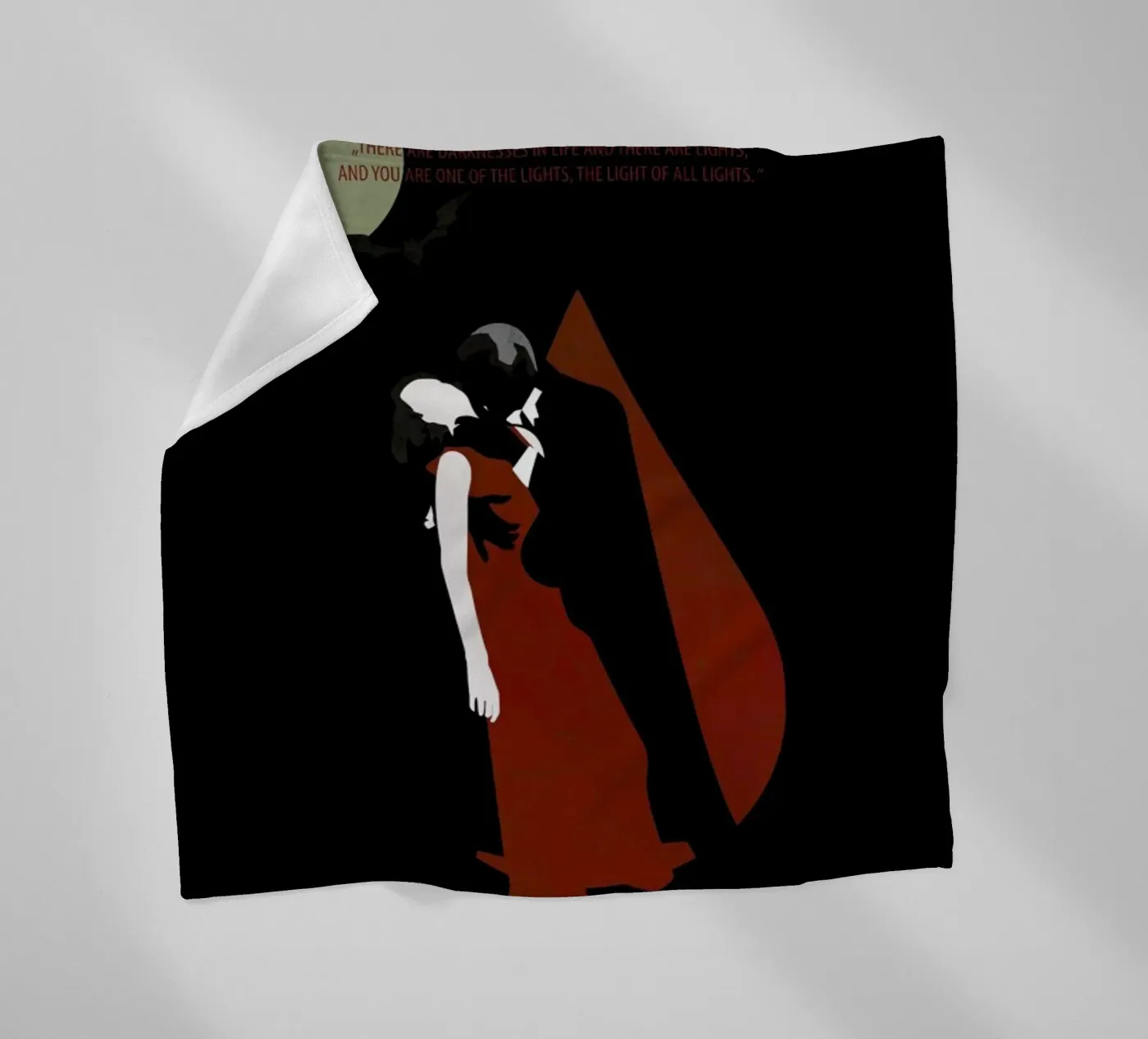 Dracula fleece blanket by Fräulein Fisher