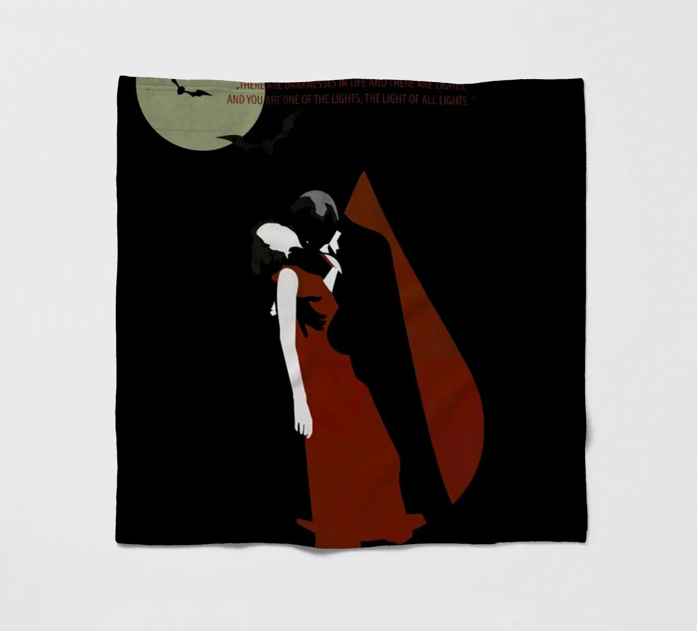 Dracula fleece blanket by Fräulein Fisher