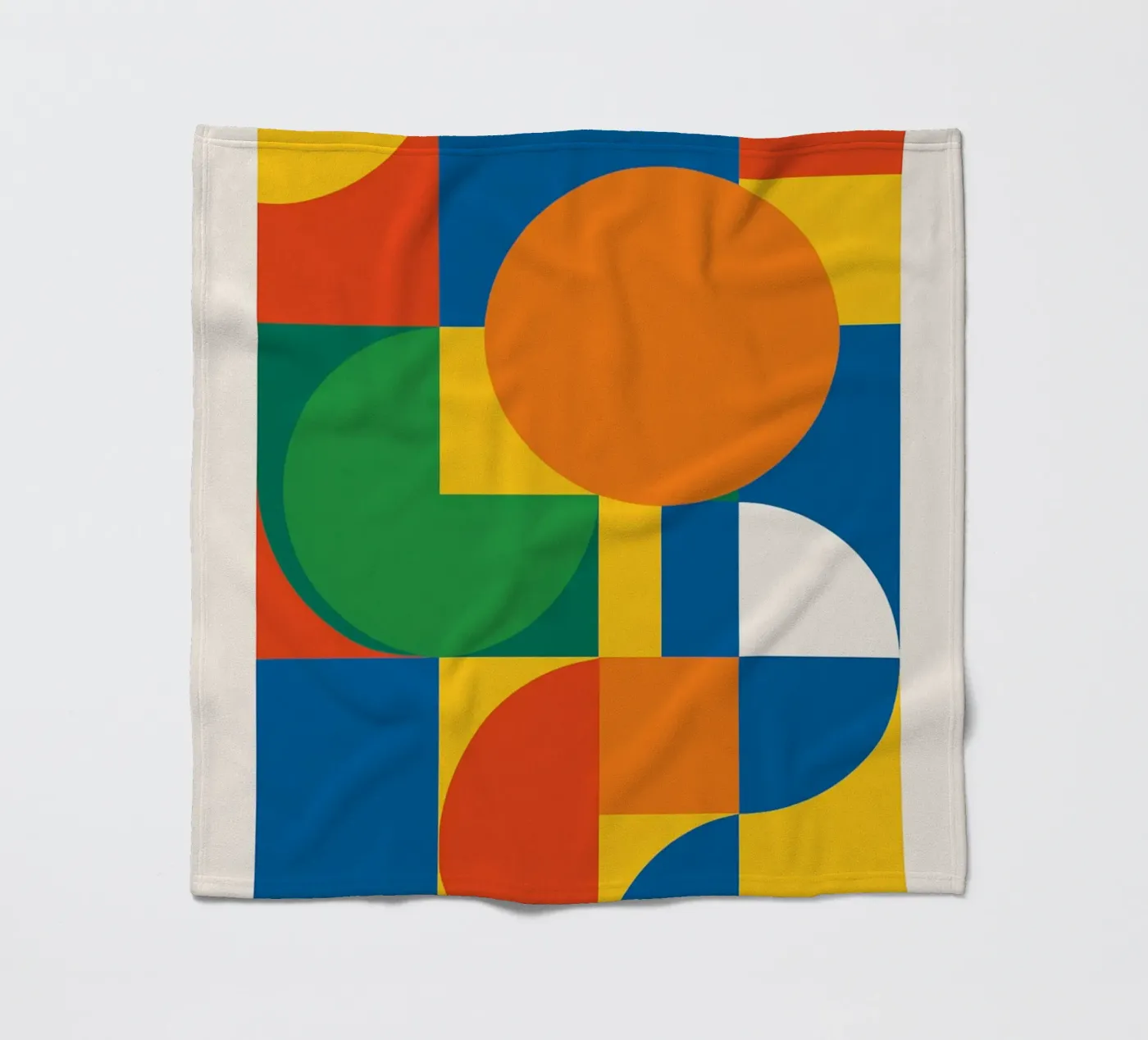 Geometry fleece blanket by Studio M