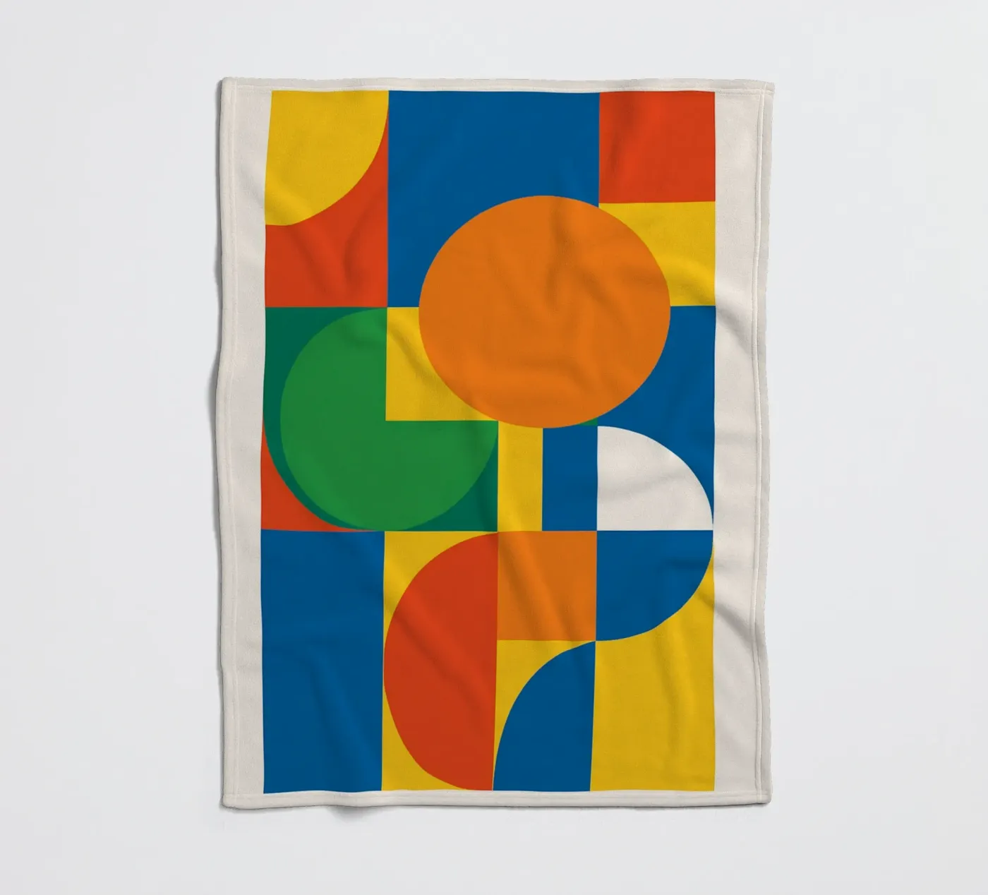 Geometry fleece blanket by Studio M