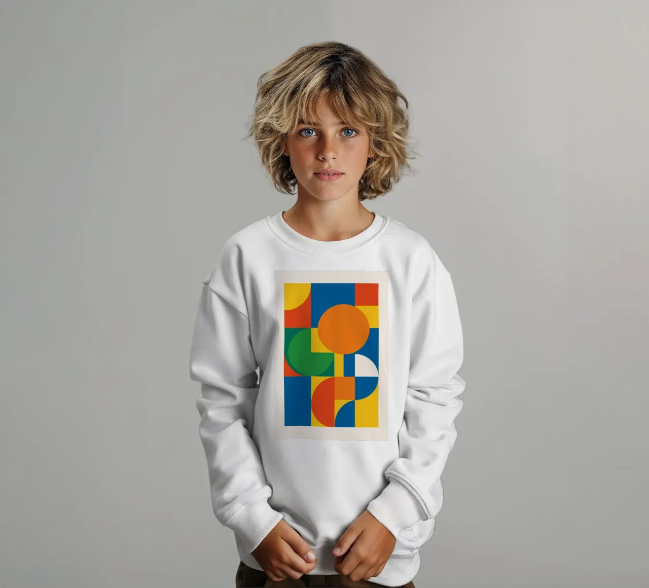 Geometria felpa bambino da Studio M
