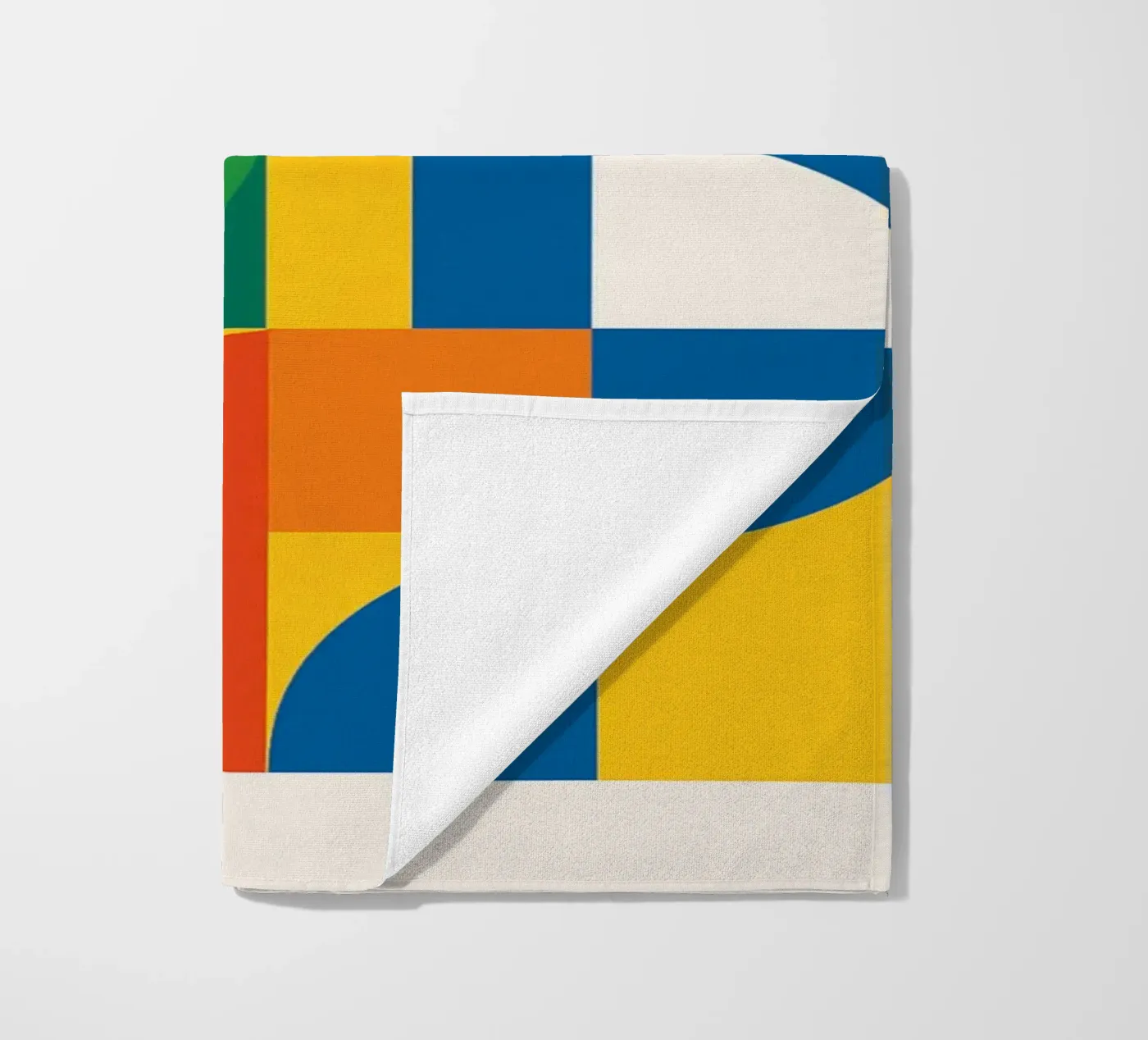 Meetkunde strandhanddoek van Studio M