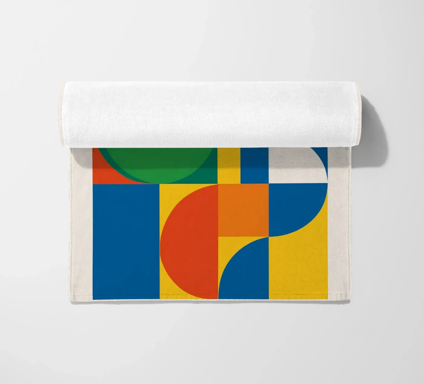 Meetkunde strandhanddoek van Studio M
