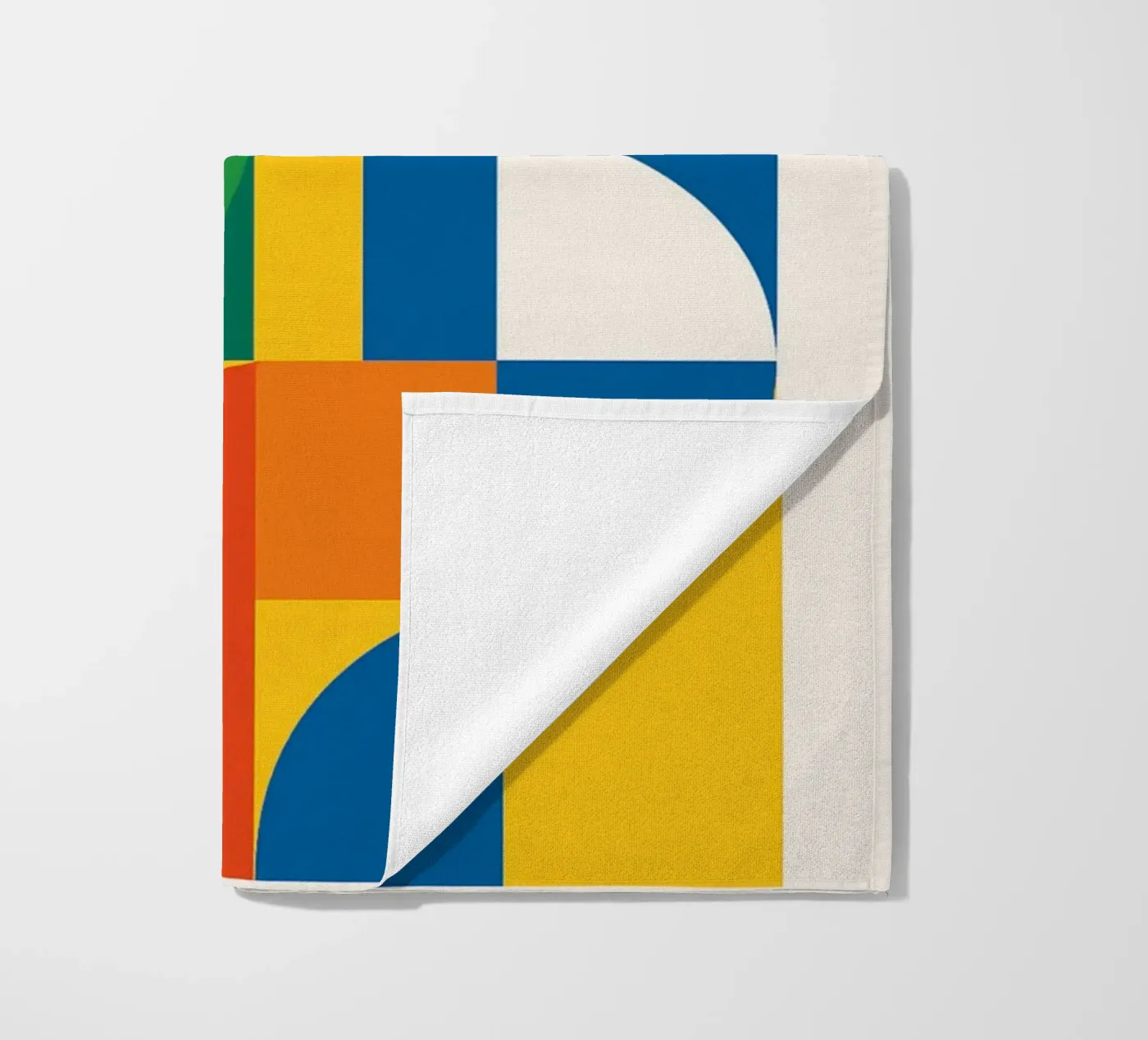 Meetkunde strandhanddoek van Studio M
