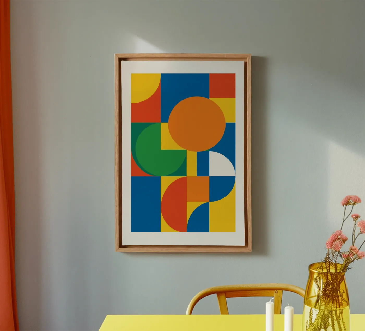 Meetkunde canvas van Studio M