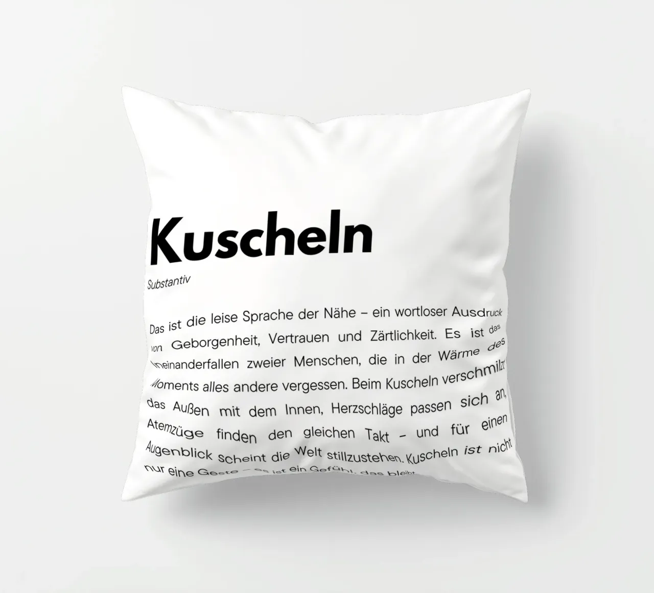 Definition Kuscheln cuscino da DigiWunderwerk