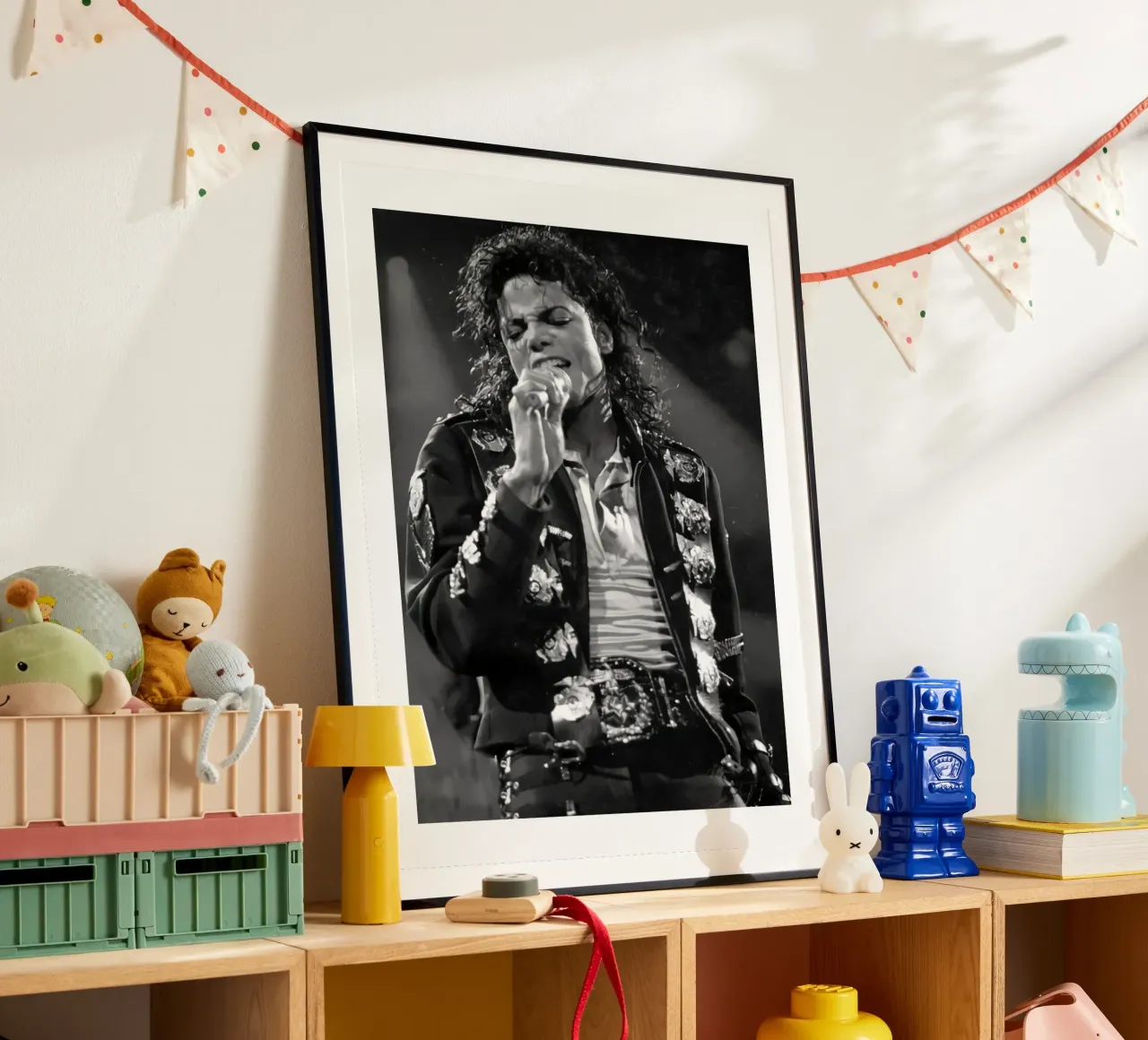 Best Song Concert Michael Jackson poster with wooden frame by wernoka