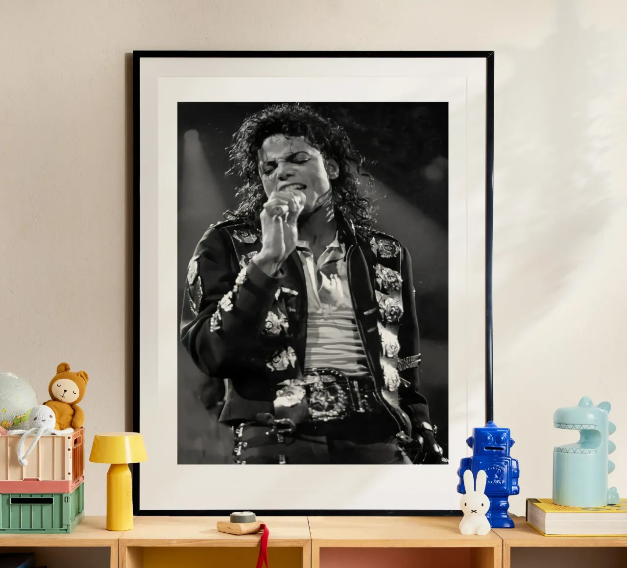 Best Song Concert Michael Jackson poster with wooden frame by wernoka