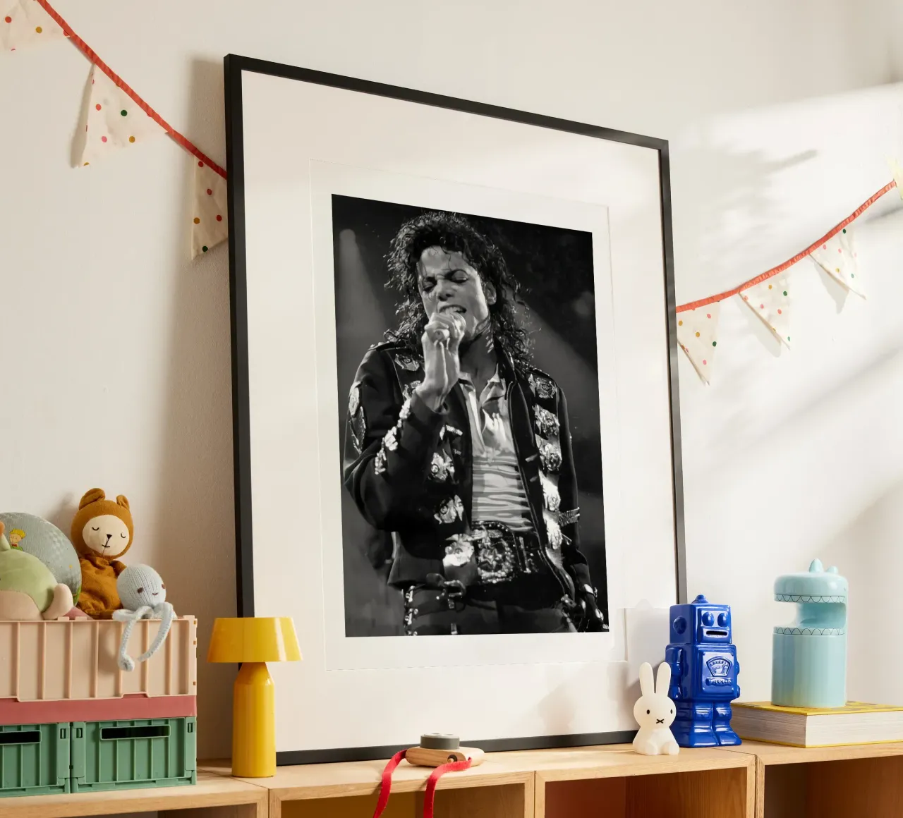 Best Song Concert Michael Jackson poster with wooden frame by wernoka