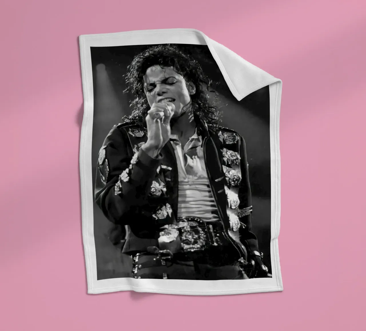 Best Song Concert Michael Jackson fleece blanket by wernoka
