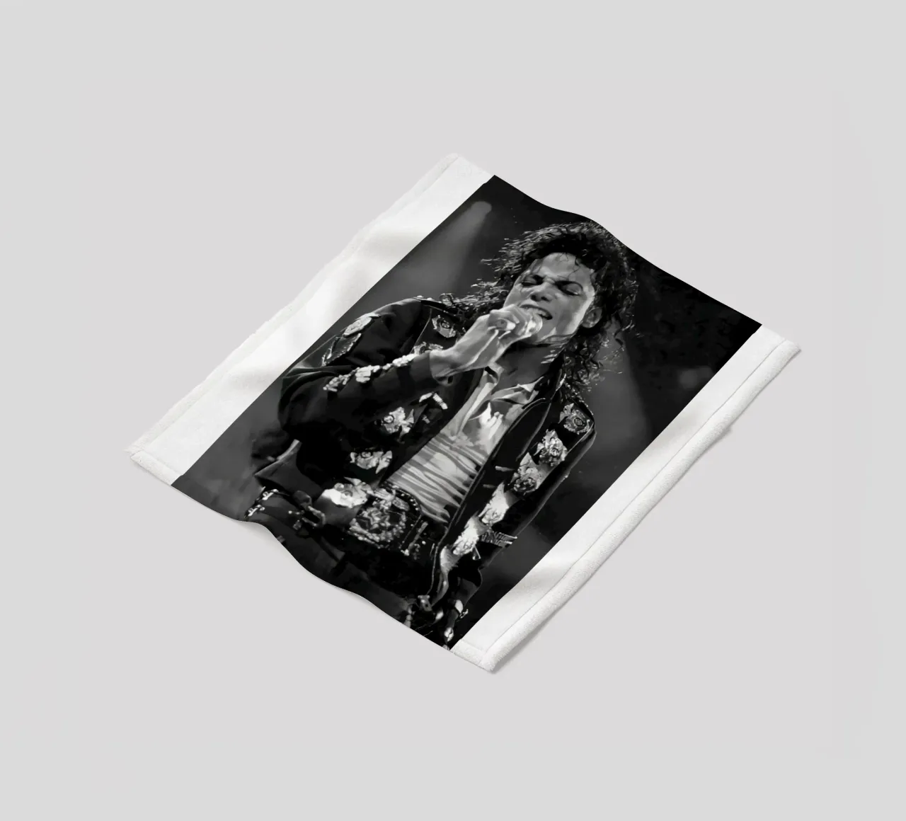 Best Song Concert Michael Jackson fleece blanket by wernoka