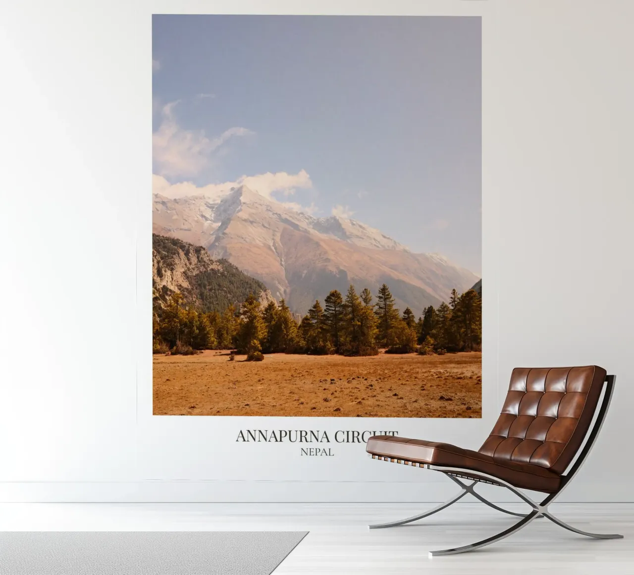 Annapurna Circuit II: Nepal papel para pared de FujiFrames