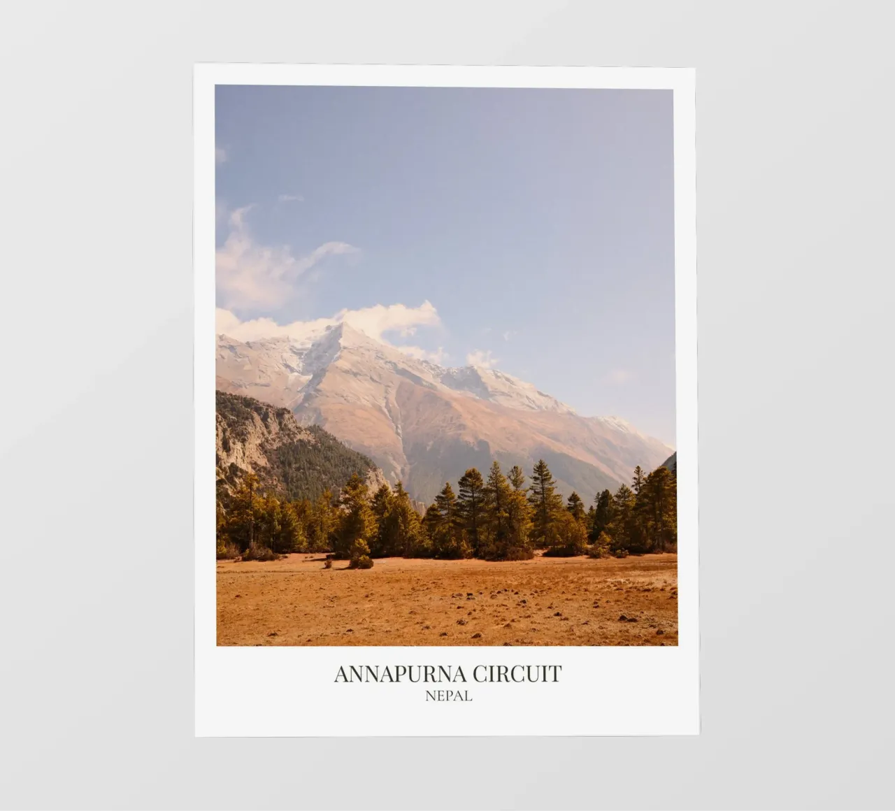 Annapurna Circuit II: Nepal papel para pared de FujiFrames