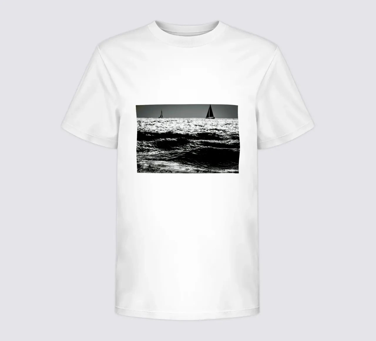 Two Sailboats kids t-shirt by Tal Paz-Fridman