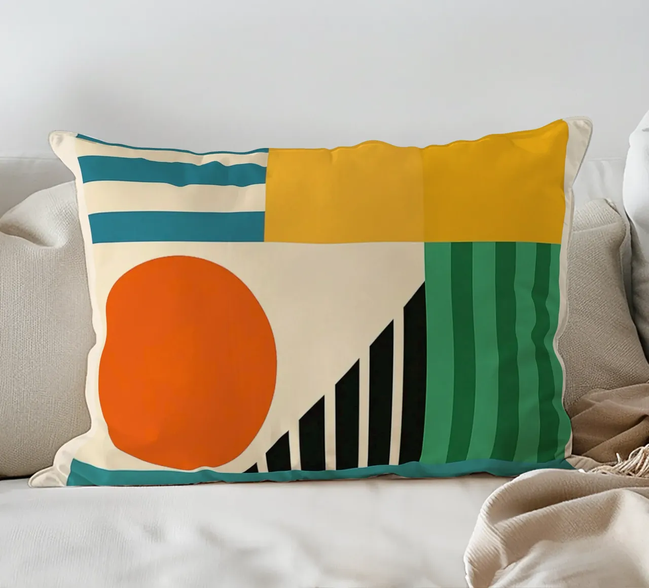 Create - Bauhausstil No.2 cuscino da Studio M