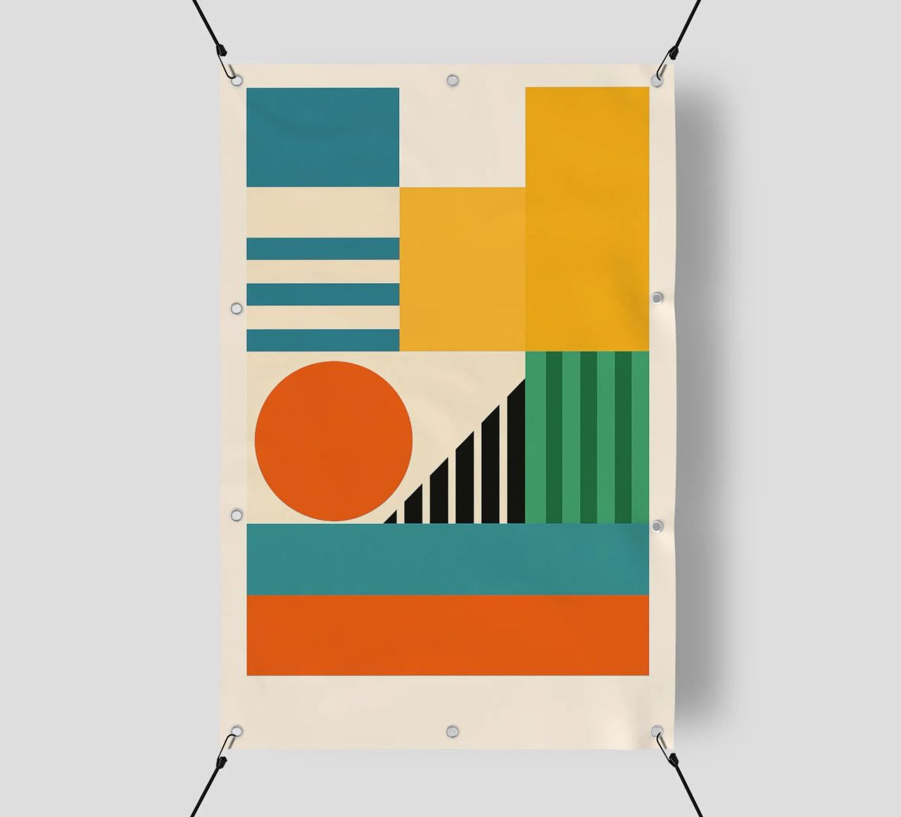 Create - Bauhausstil No.2 telo in pvc da Studio M