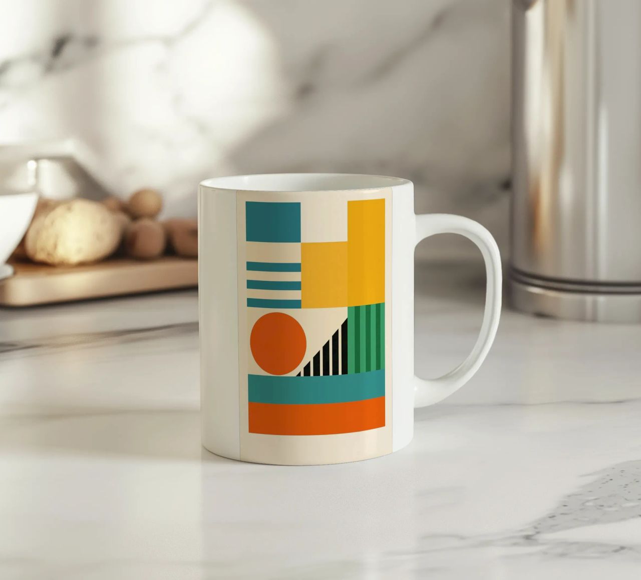 Create - Bauhausstil No.2 tazza in ceramica da Studio M