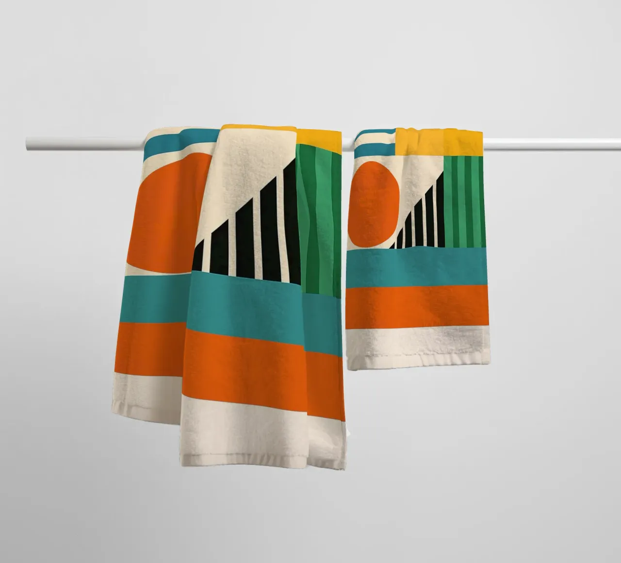Create - Bauhausstil No.2 asciugamano da bagno da Studio M