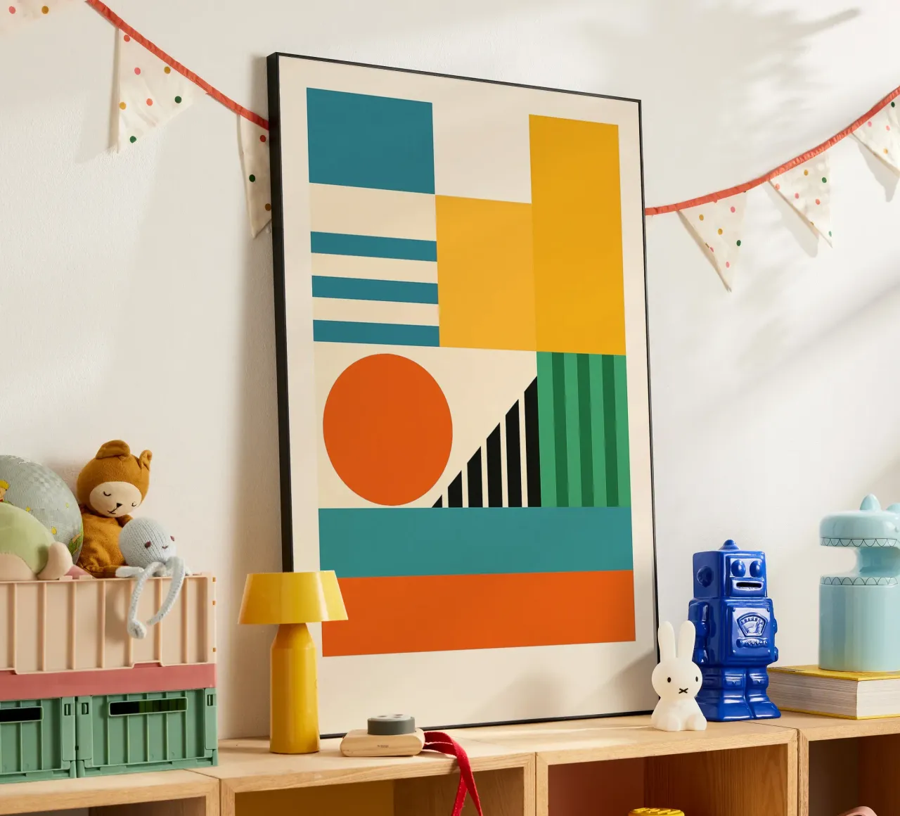 Create - Bauhausstil No.2 alluminio dibond da Studio M