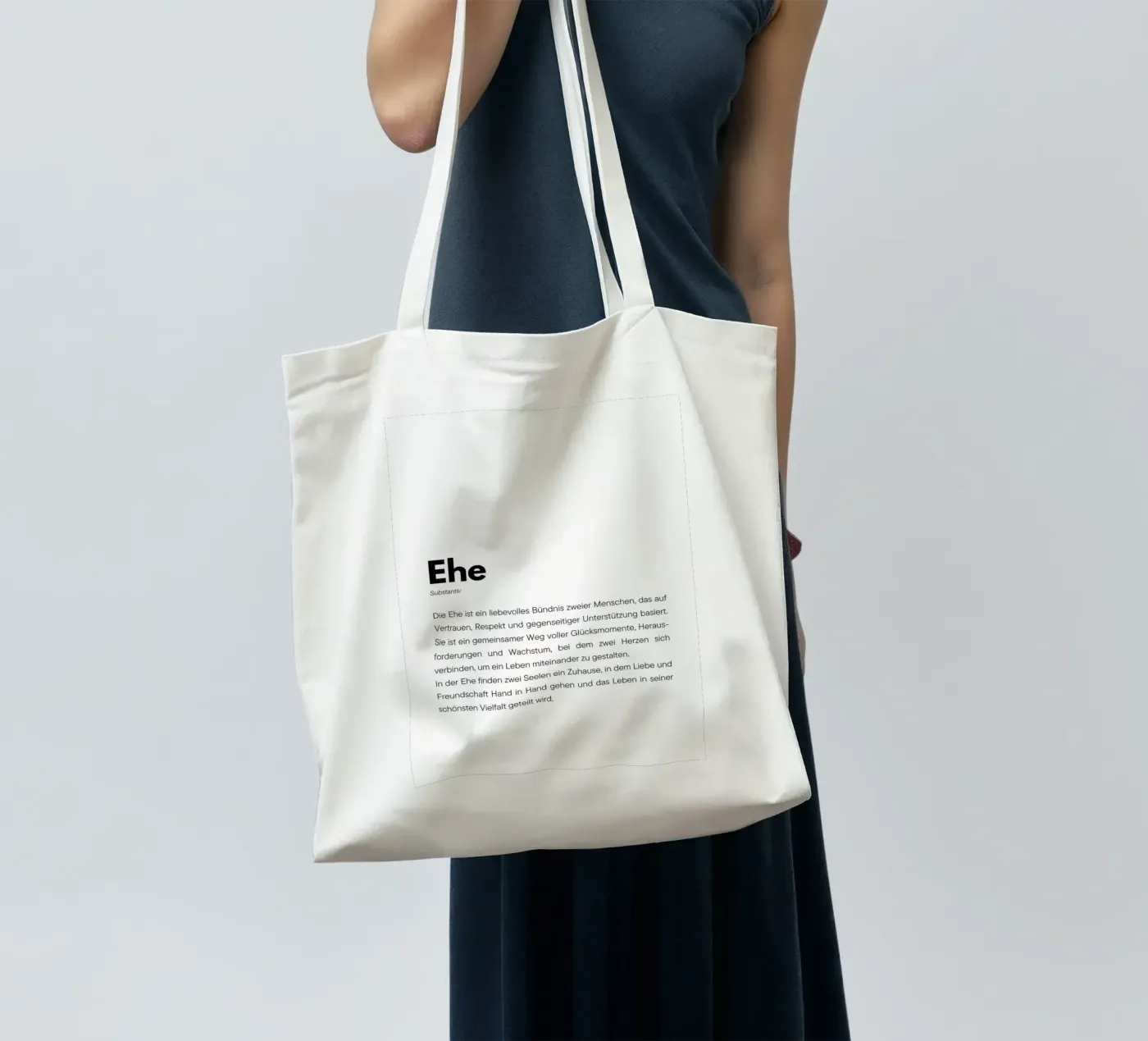 Definition Ehe tote bag by DigiWunderwerk