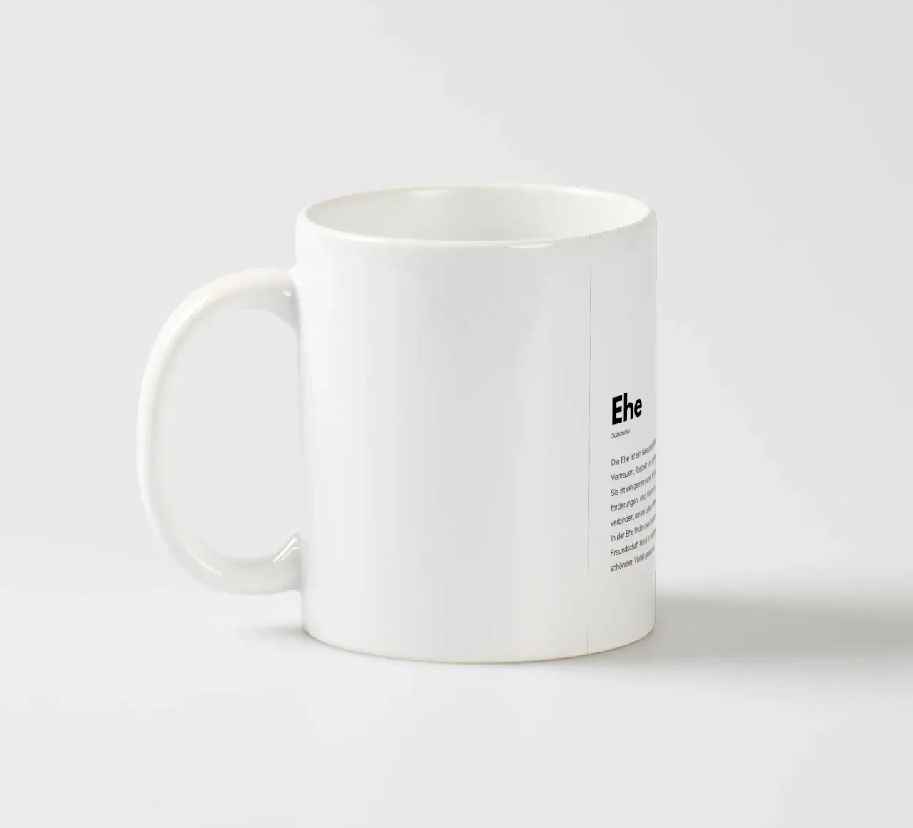 Definition Ehe tazza in ceramica da DigiWunderwerk