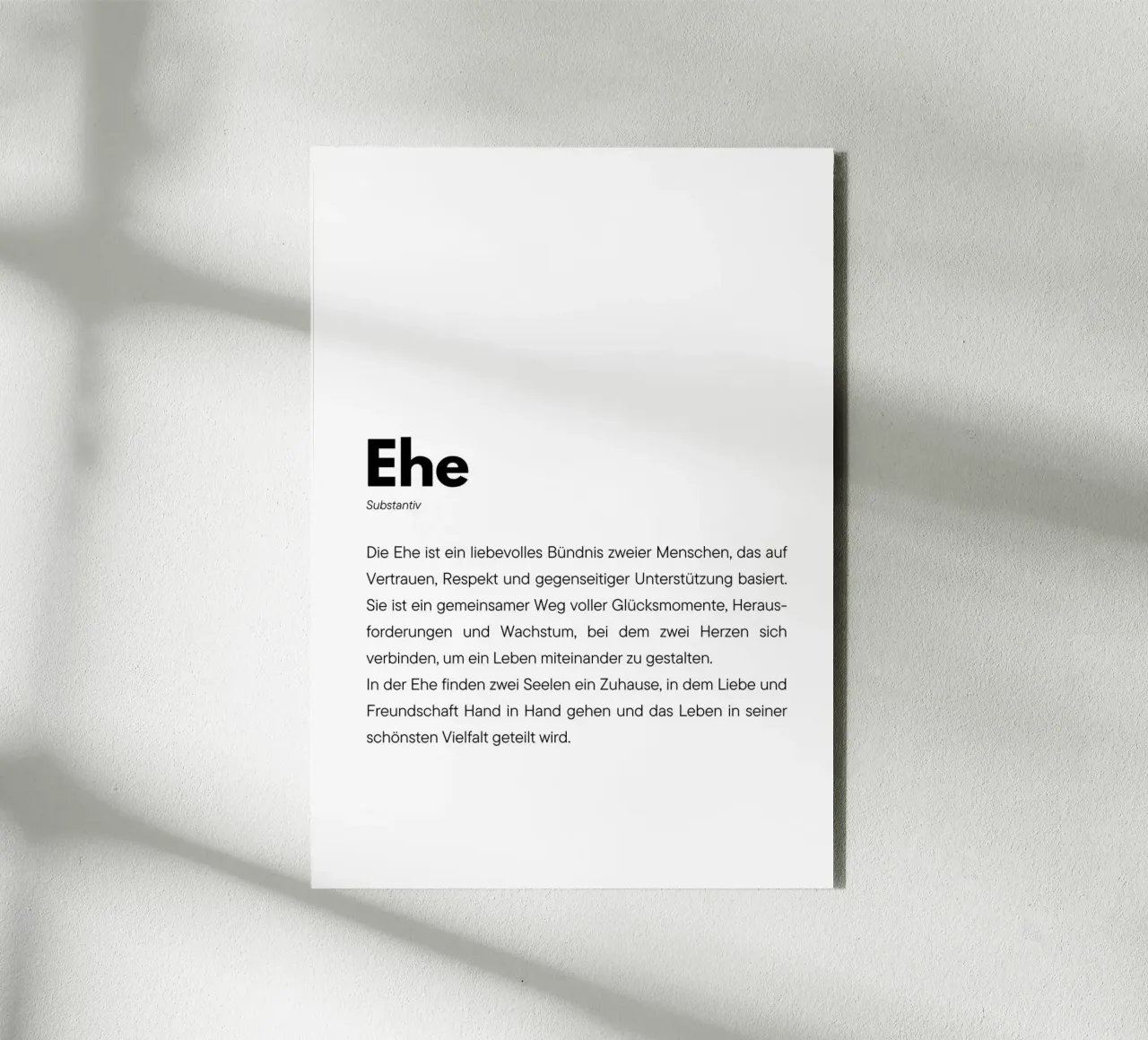 Definition Ehe alluminio dibond da DigiWunderwerk