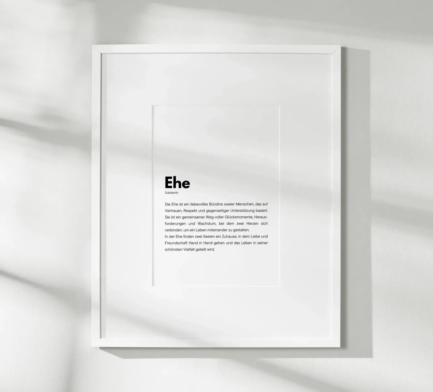 Definition Ehe poster by DigiWunderwerk