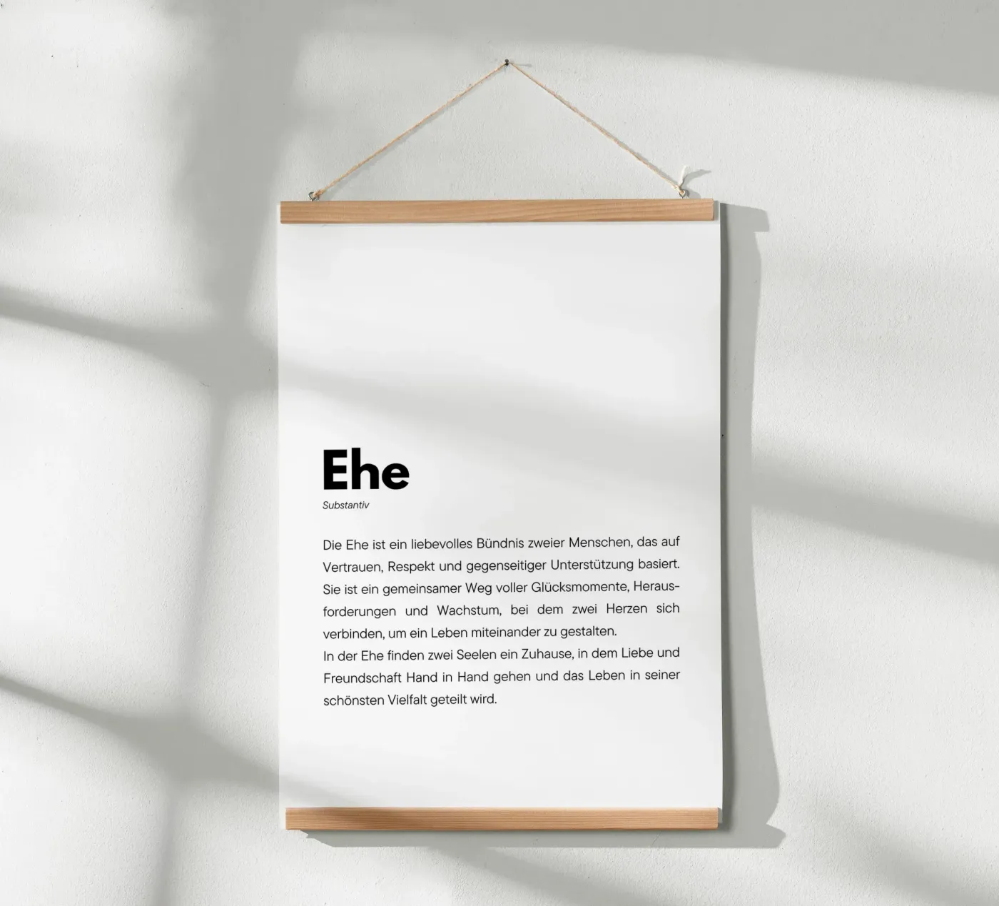 Definition Ehe poster by DigiWunderwerk