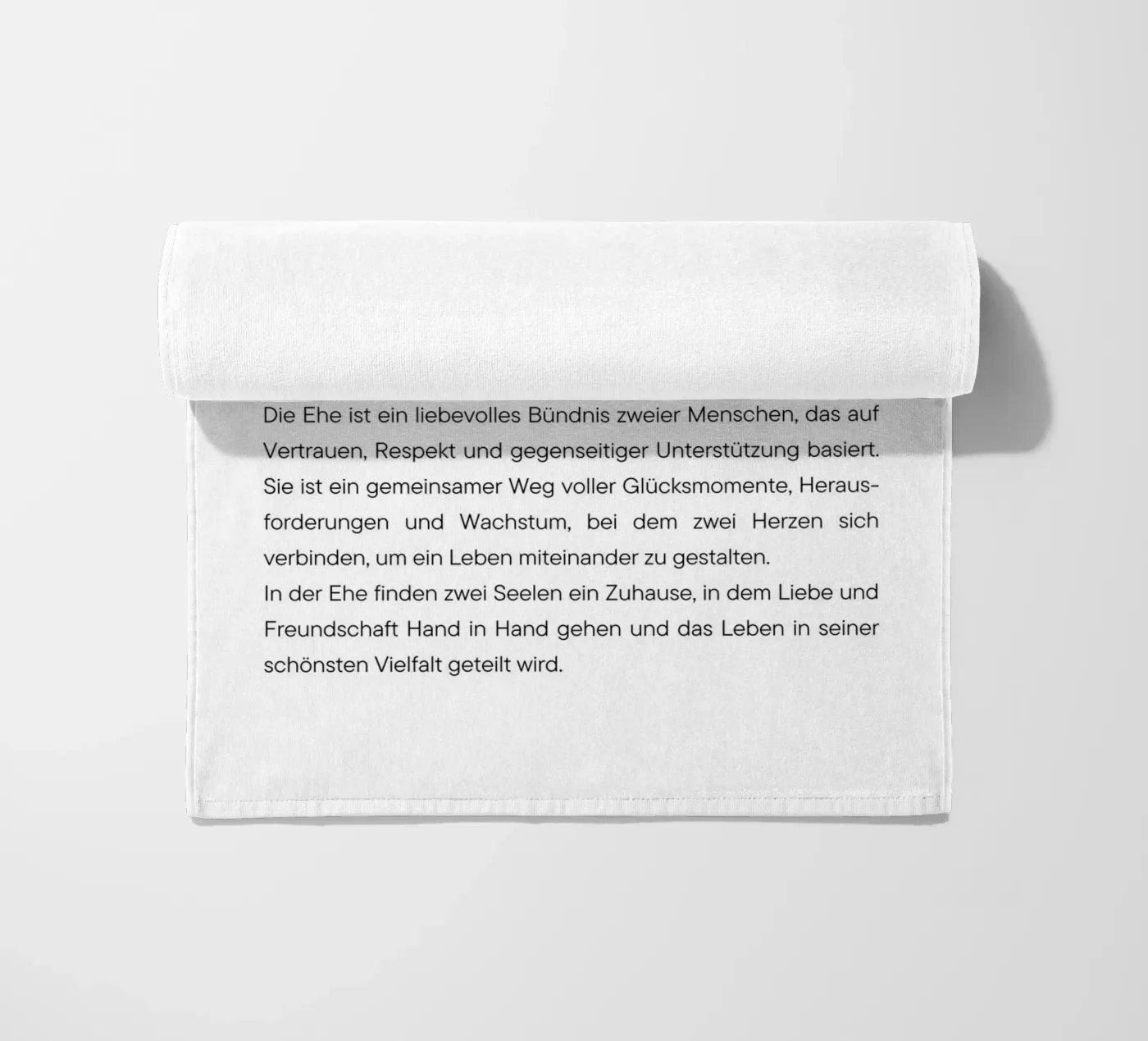 Definition Ehe Strandtuch von DigiWunderwerk