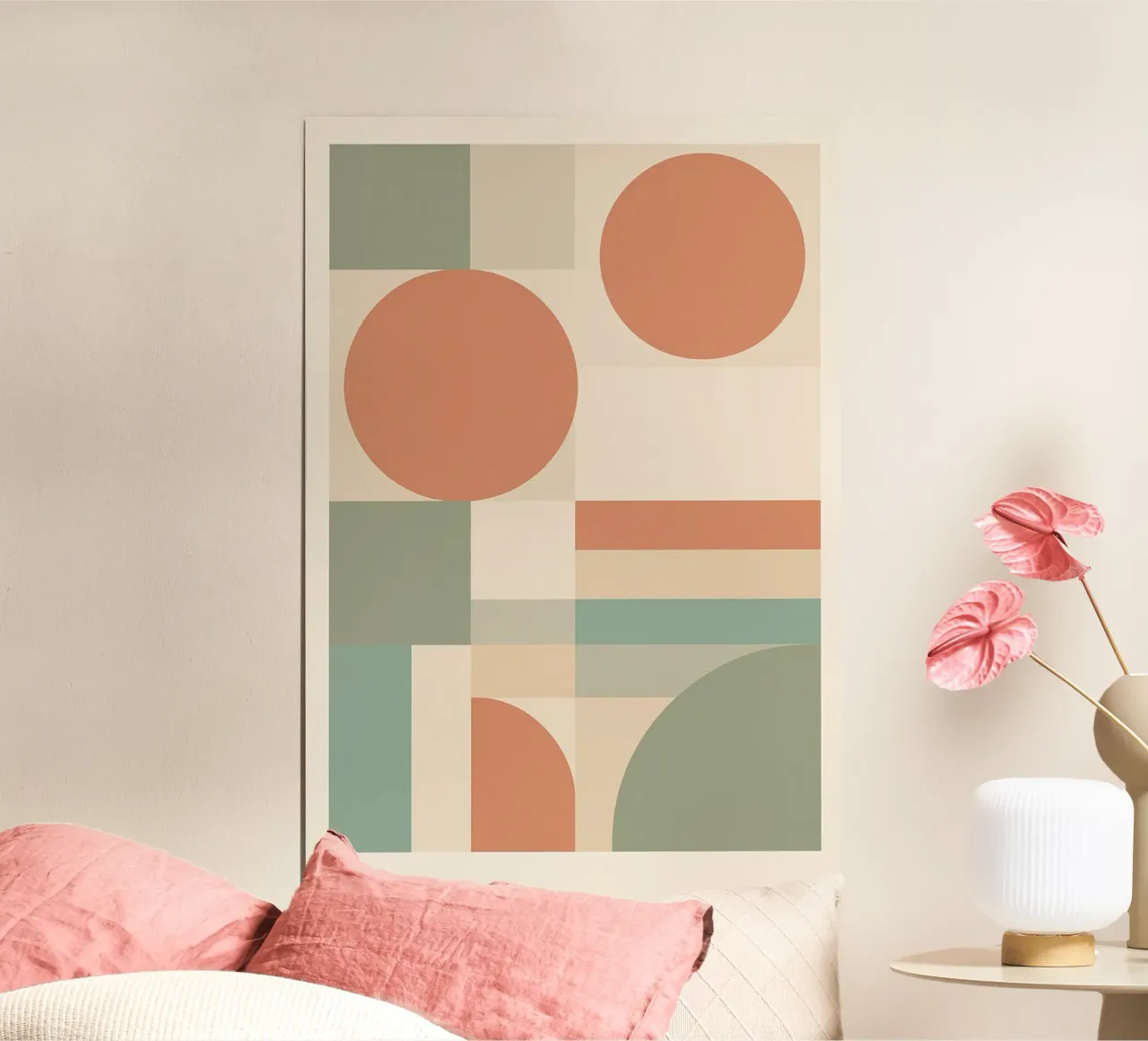 Geometria n. 2 poster con telaio in plastica da Studio M